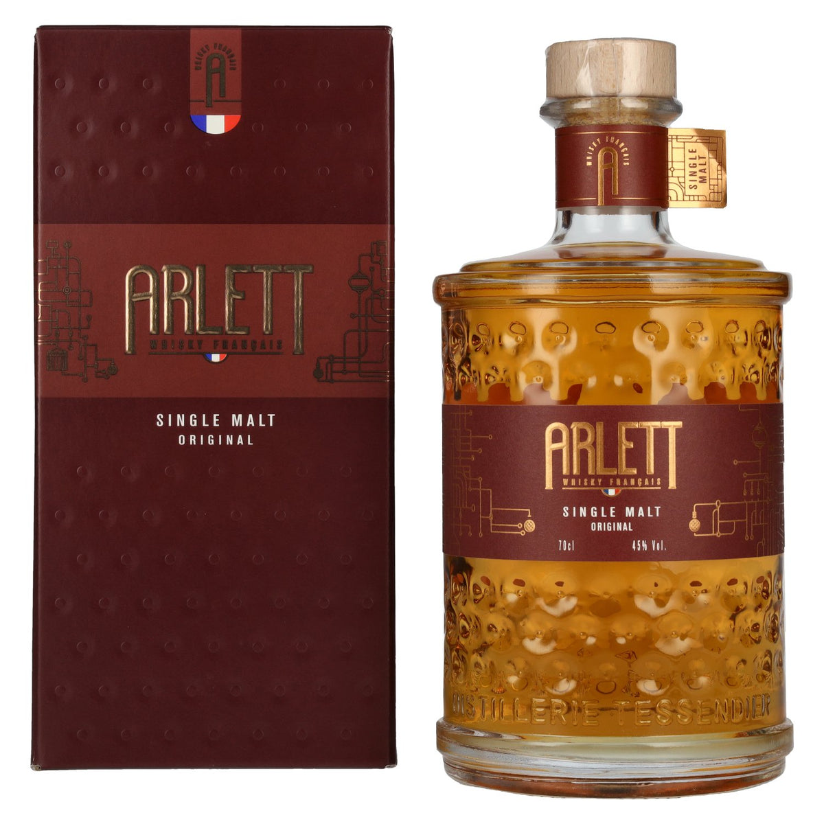 ARLETT Original Single Malt Whisky 45% vol. 0,7l en boîte cadeau