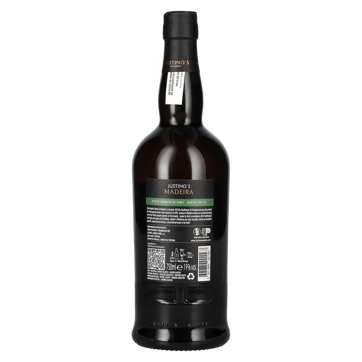 Justino's Madeira FINE MEDIUM DRY 19% Vol. 0,75l