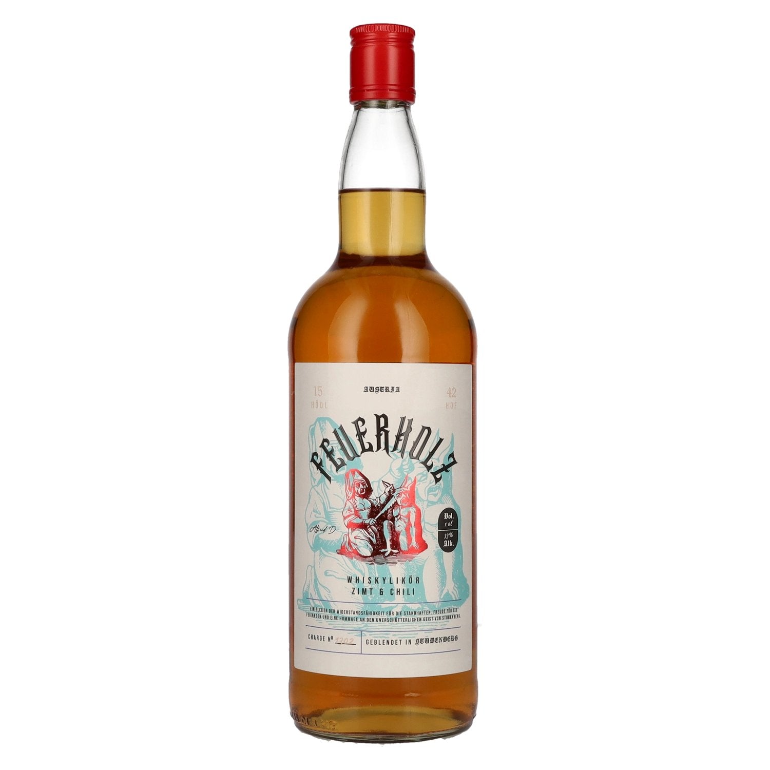 Hödl Hof FEUERHOLZ Liqueur de whisky 33% vol. 1l