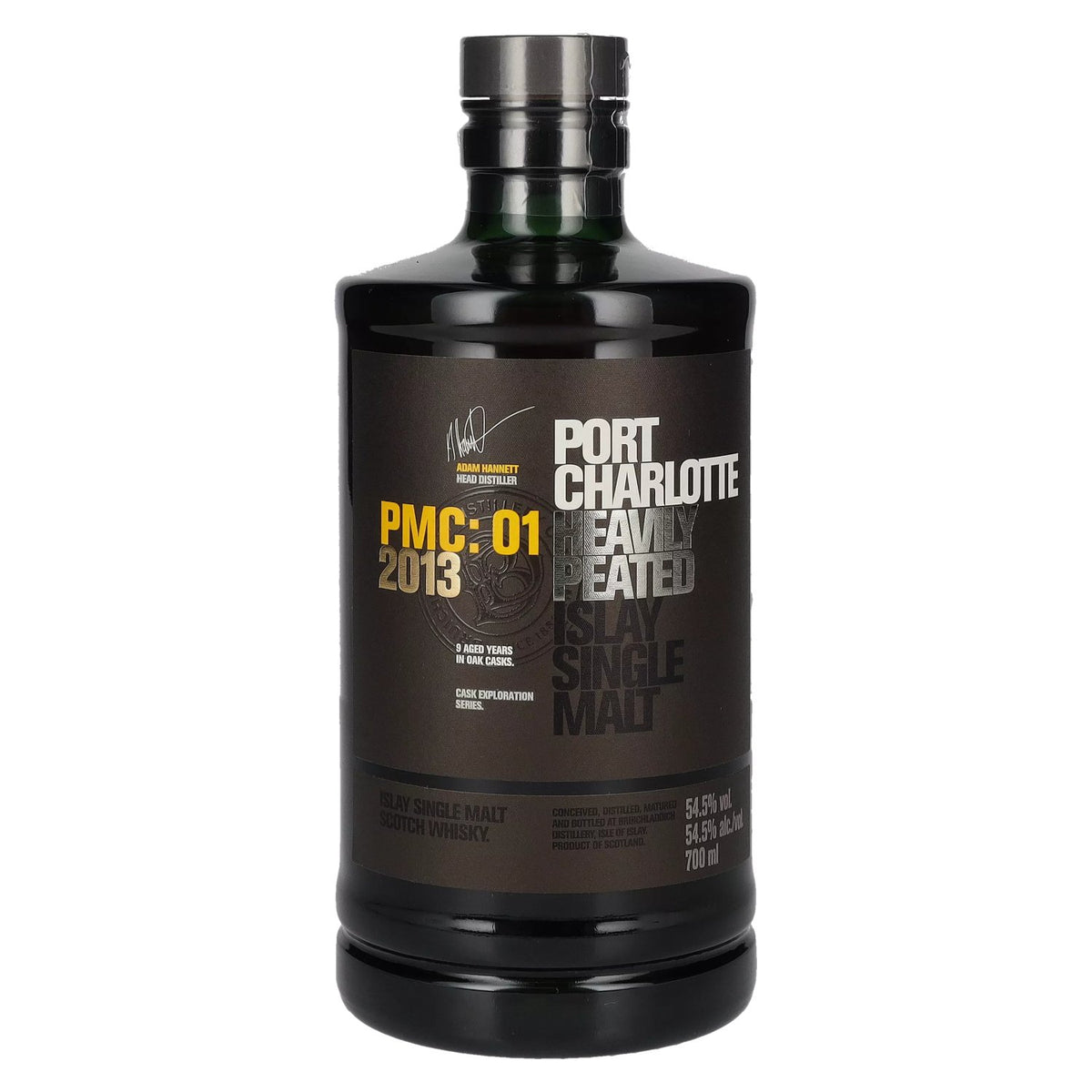 Port Charlotte PMC:01 Sterk geturfde Islay single malt 2013 54,5% vol. 0,7 l