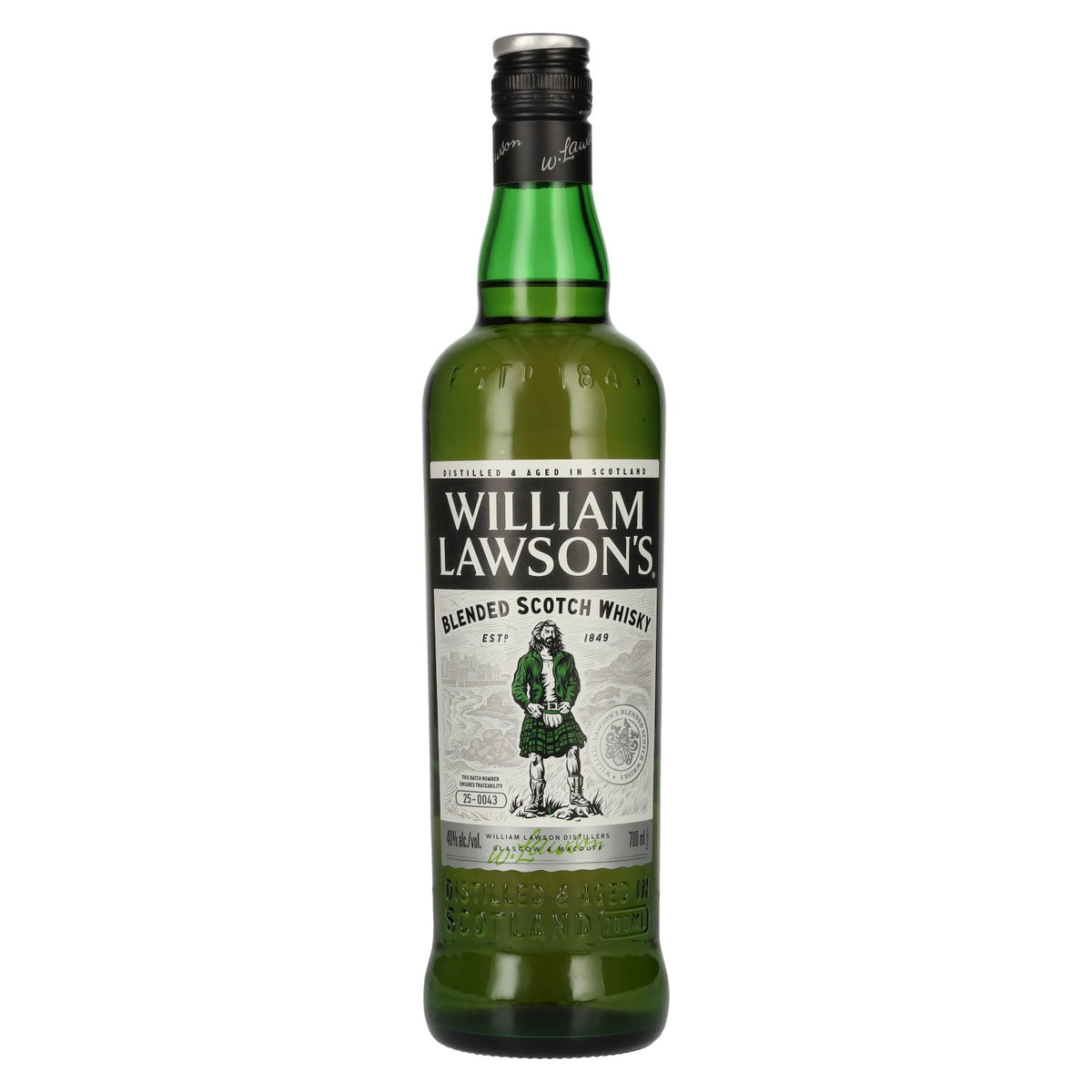 Whisky écossais assemblé William Lawson's, 40 % vol., 0,7 l