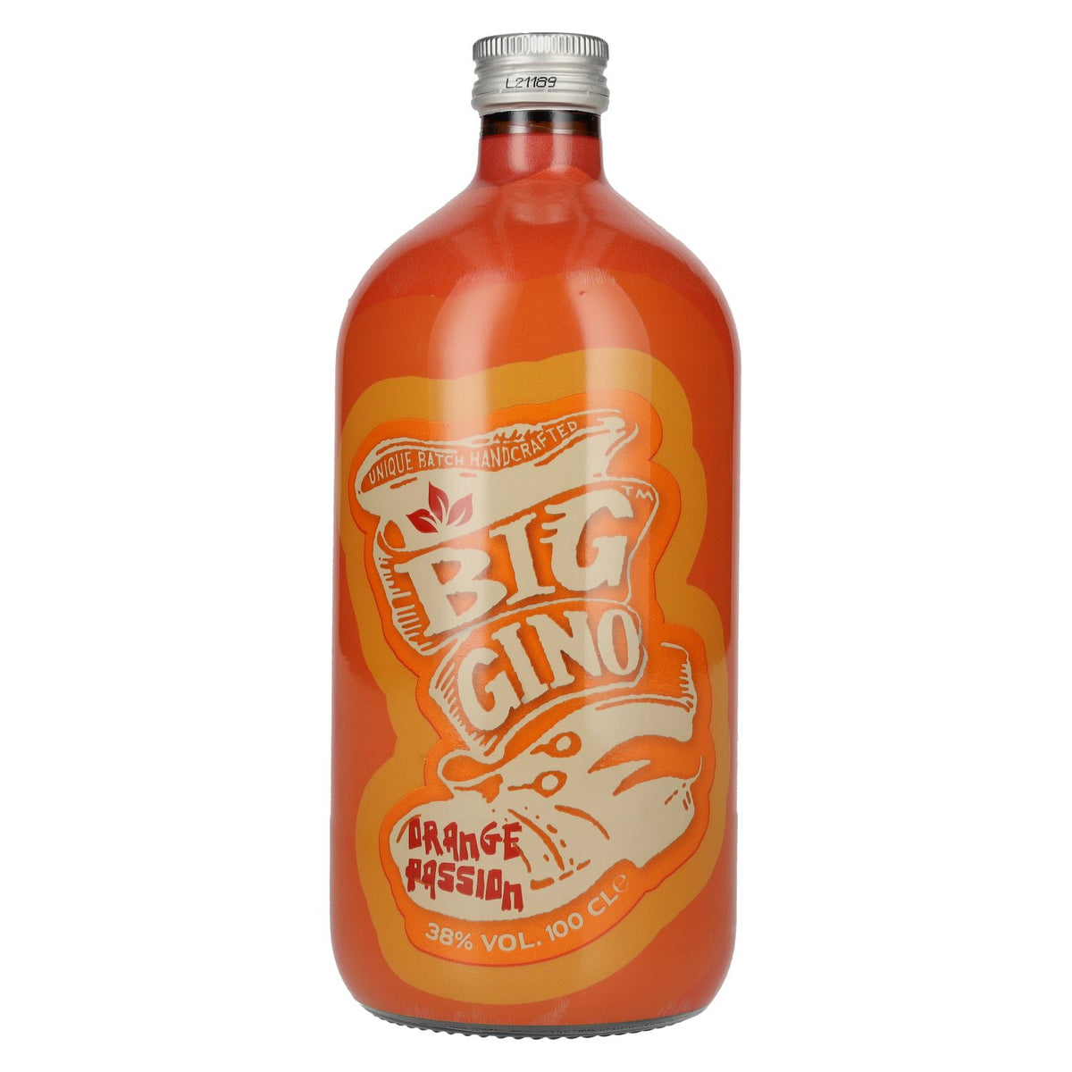 Big Gino Gin ORANGE PASSION 38% vol. 1 litre