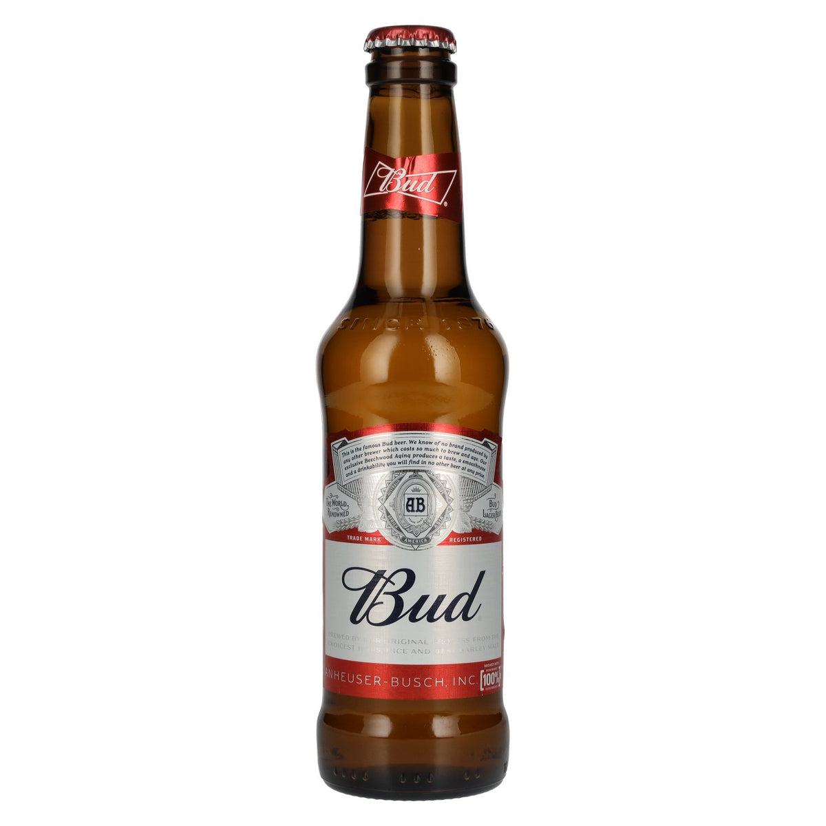 Bière Bud American Lager, 5 % vol., 0,33 l