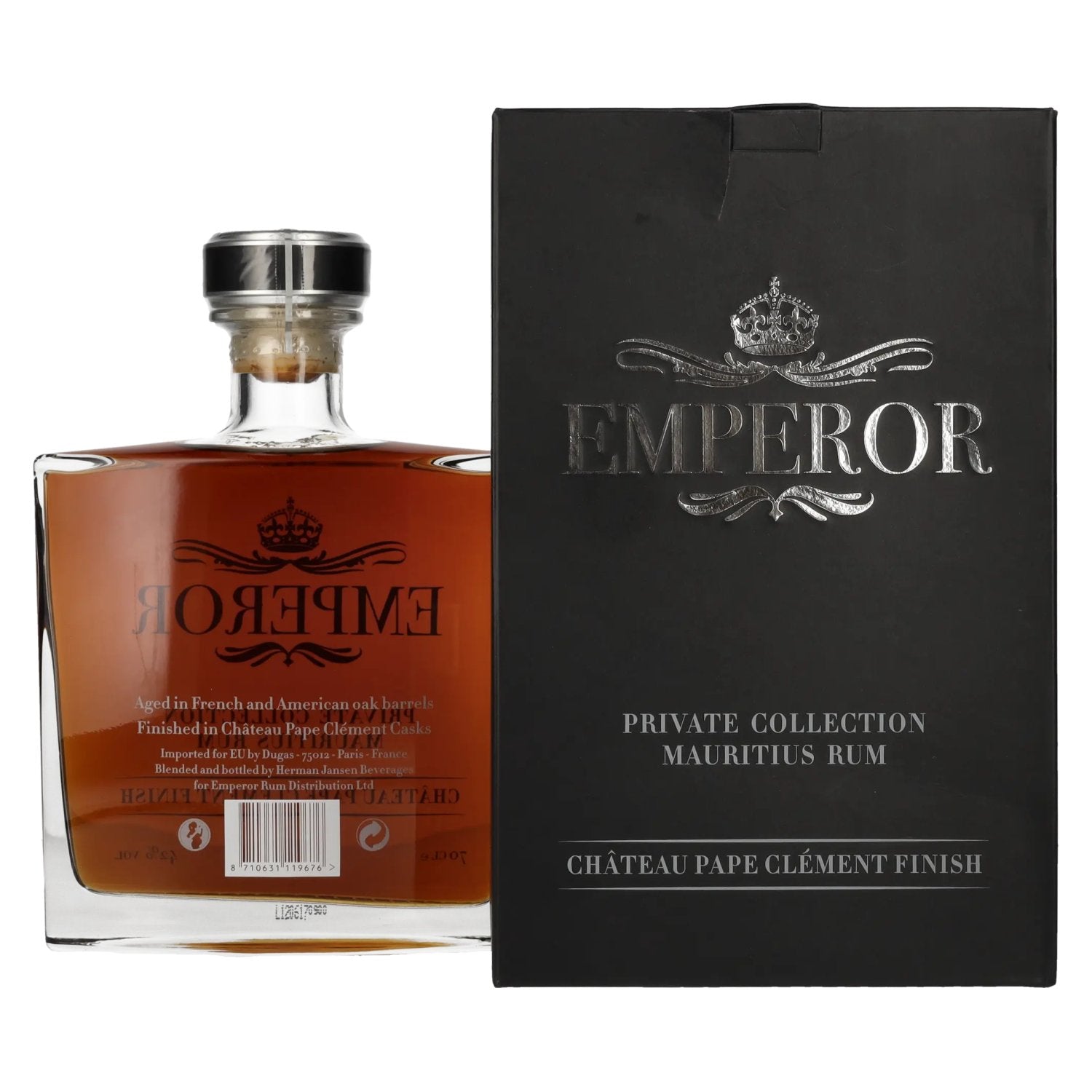Emperor Mauritian Rum PRIVATE COLLECTION Château Pape Clément Finish 42% Vol. 0,7l in gift box