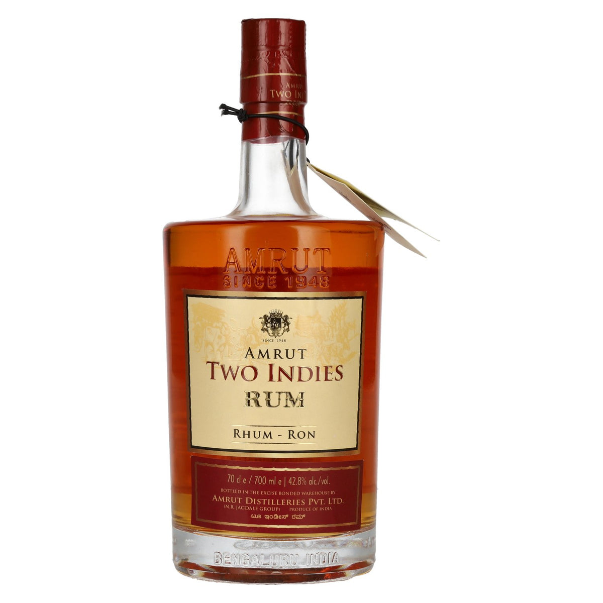Amrut Two Indies Rum 42,8% vol. 0,7l