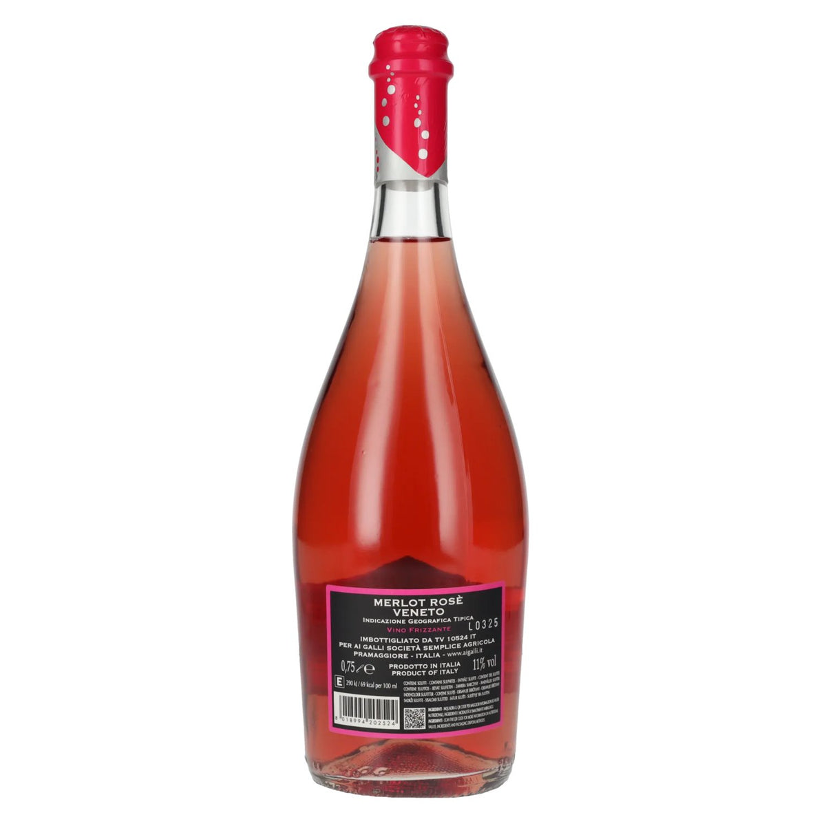 AI GALLI Merlot Rosé Frizzante IGT 11% Vol. 0,75l