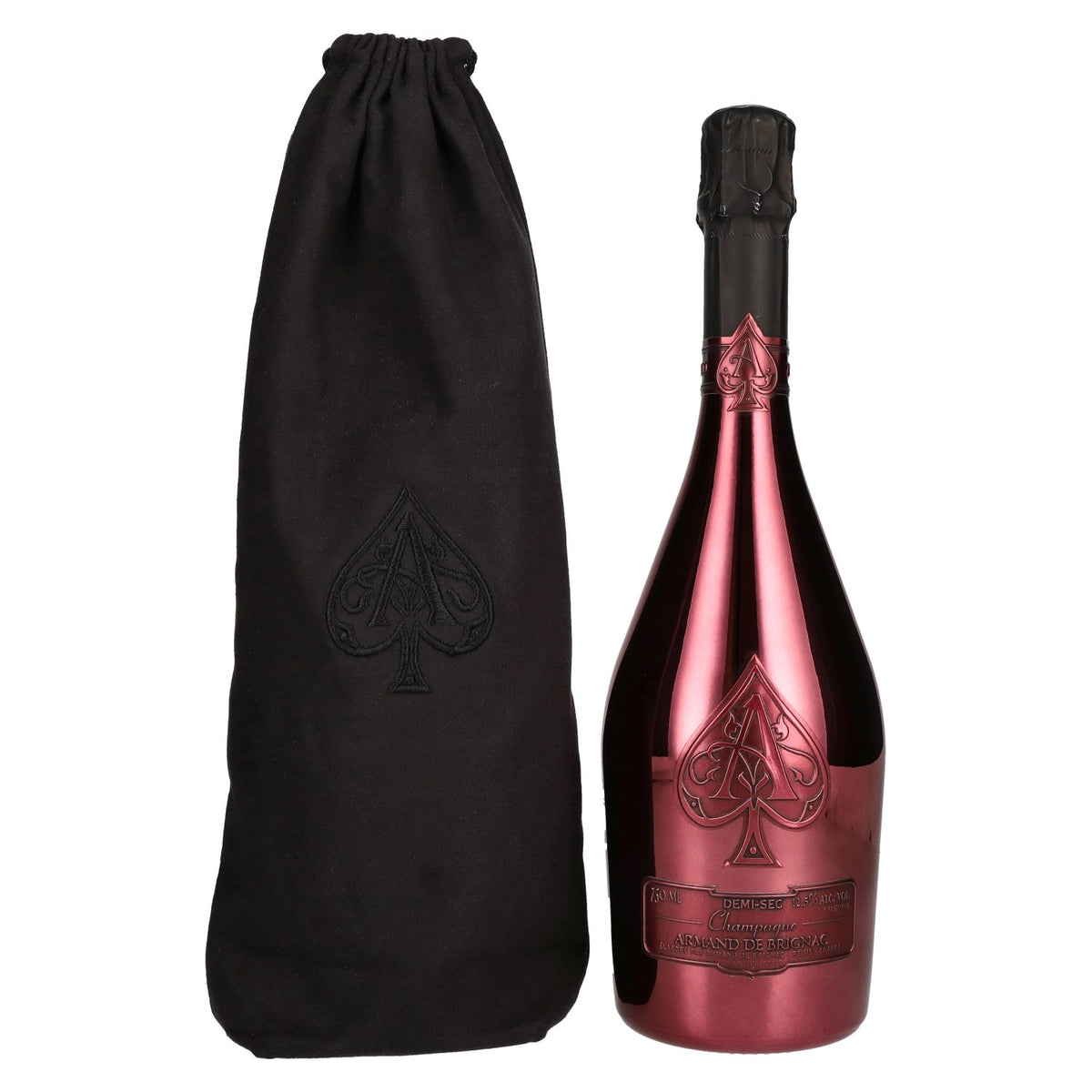 Armand de Brignac Champagne Demi-Sec 12,5% Vol. 0,75l im Leinenbeutel