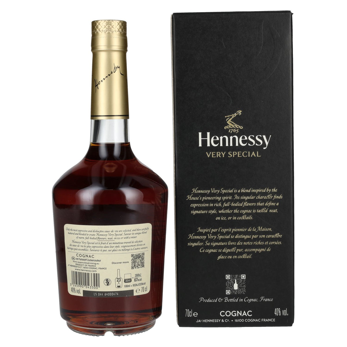 Cognac Hennessy Very Special 40 % vol., 0,7 l, dans un coffret cadeau
