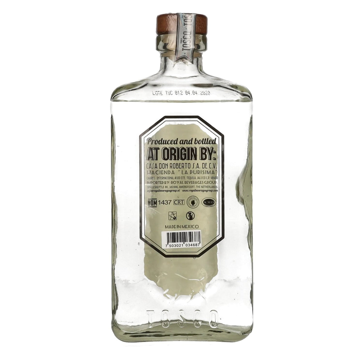 Don Roberto TOSCO PLATA 100 % agave, 40 % vol., 0,7 l