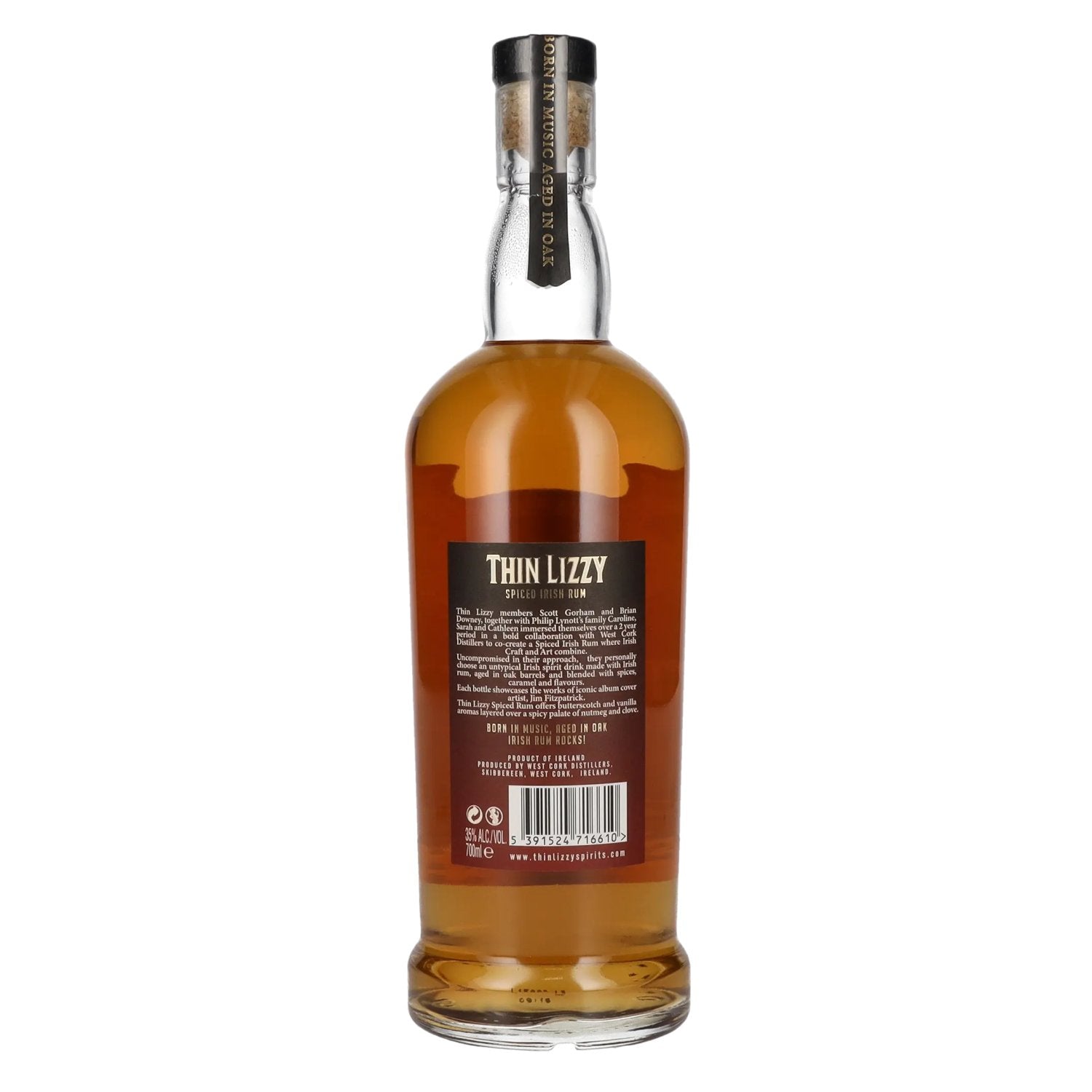 Thin Lizzy Spiced Irish Rum Spirit Drink 35% Vol. 0,7l