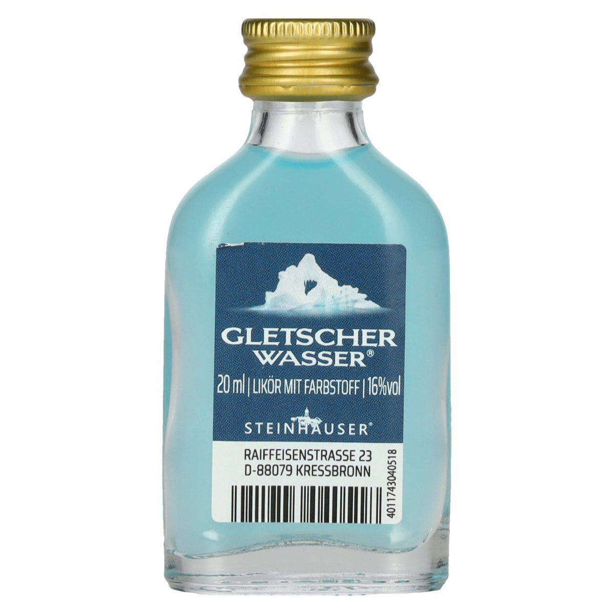 Steinhauser gletsjerwaterlikeur 16% vol. 0,02 l