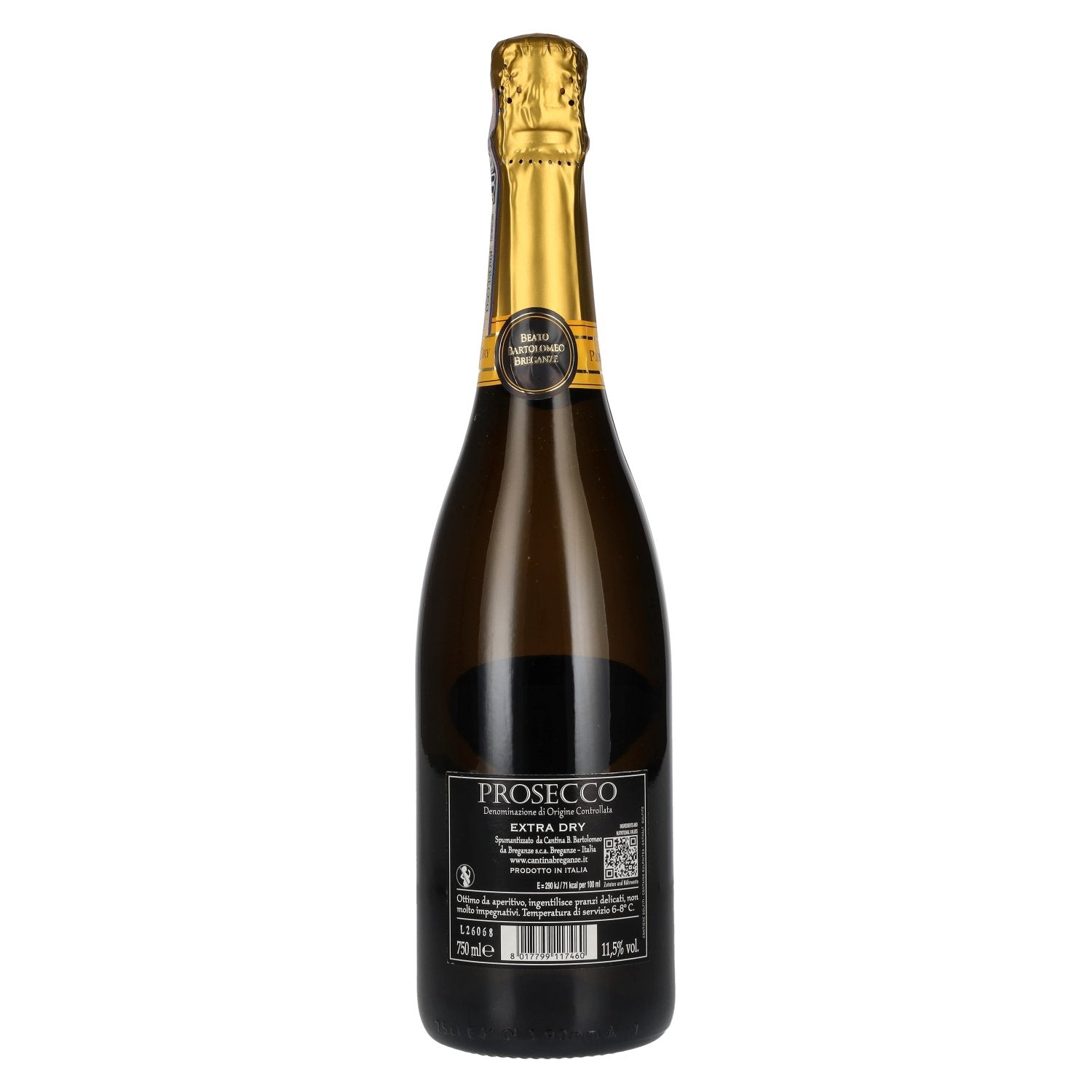 Beato Bartolomeo Breganze Prosecco Extra Dry DOC 11,5% Vol. 0,75l