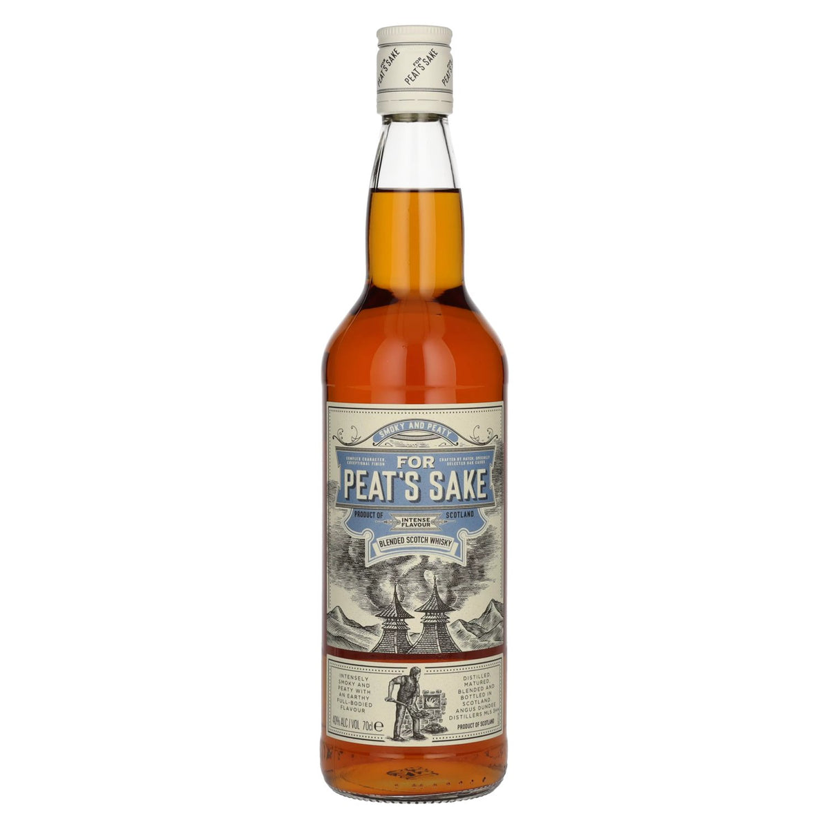 For Peat's Sake Smoky &amp; Peaty, whisky écossais d'assemblage, 40 % vol., 0,7 l