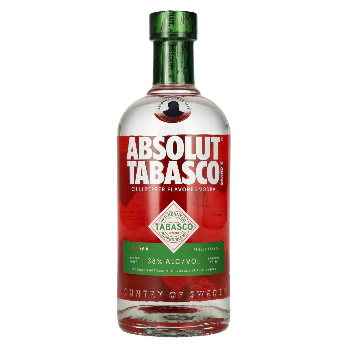 Absolut TABASCO Flavoured Vodka 38% Vol. 0,7l
