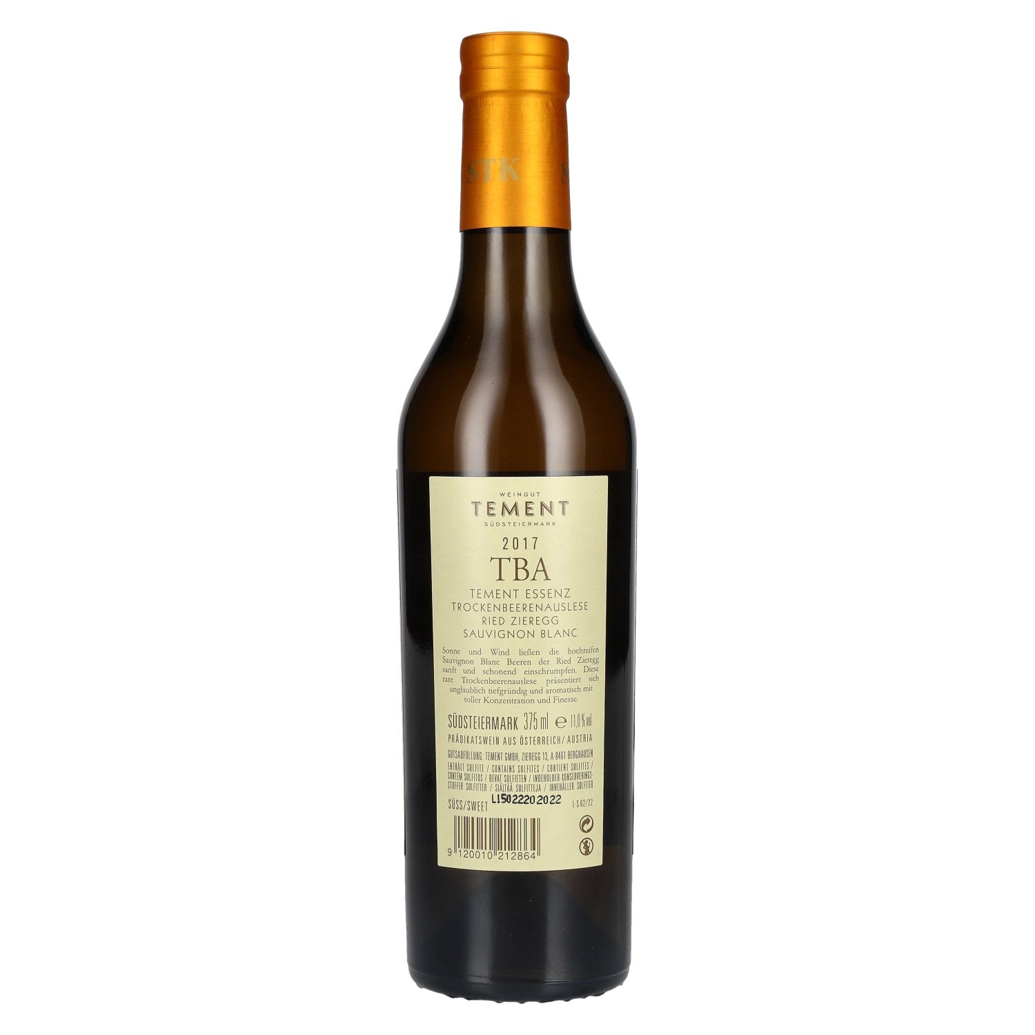 Tement Sauvignon Blanc Trockenbeerenauslese Zieregg 2017 11 % vol. 0,375 l