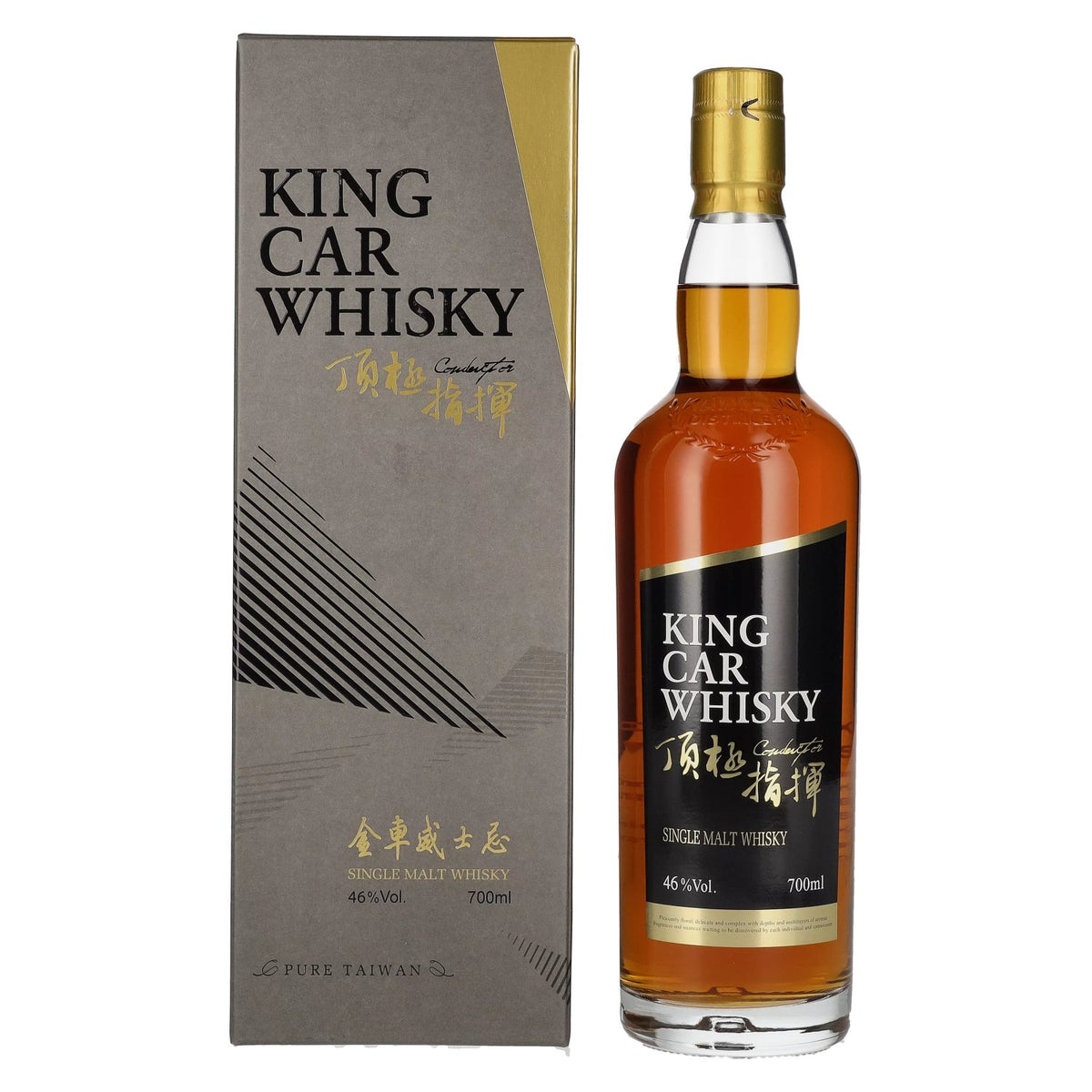 Kavalan KING CAR CONDUCTOR Single Malt Whisky 46% vol. 0.7l in a gift box