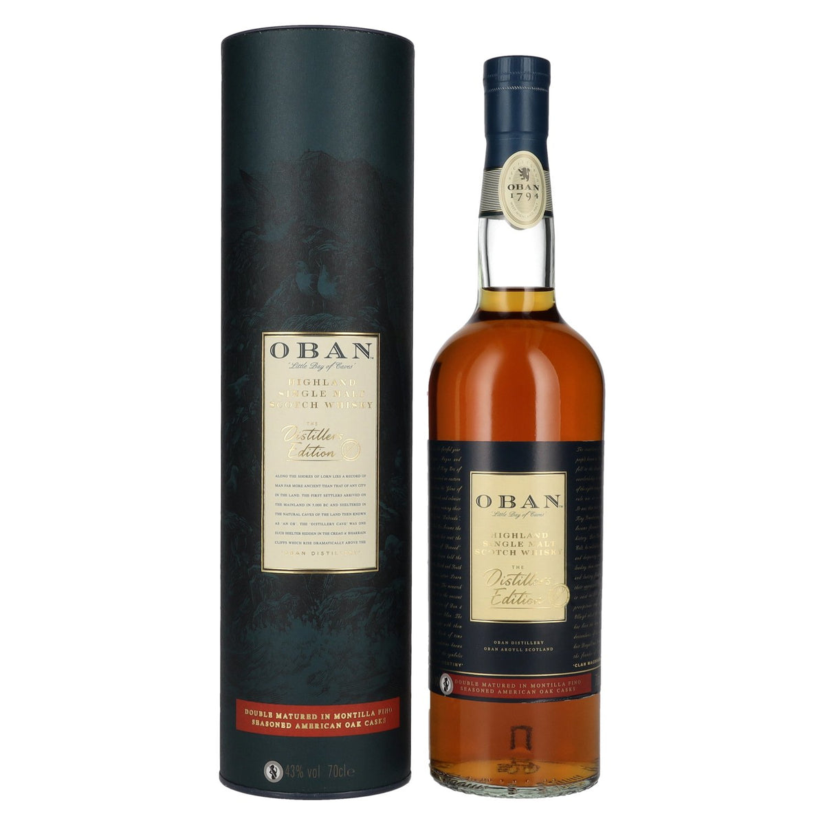 Oban The Distillers Edition Double Matured 43% vol. 0.7 l in a gift box