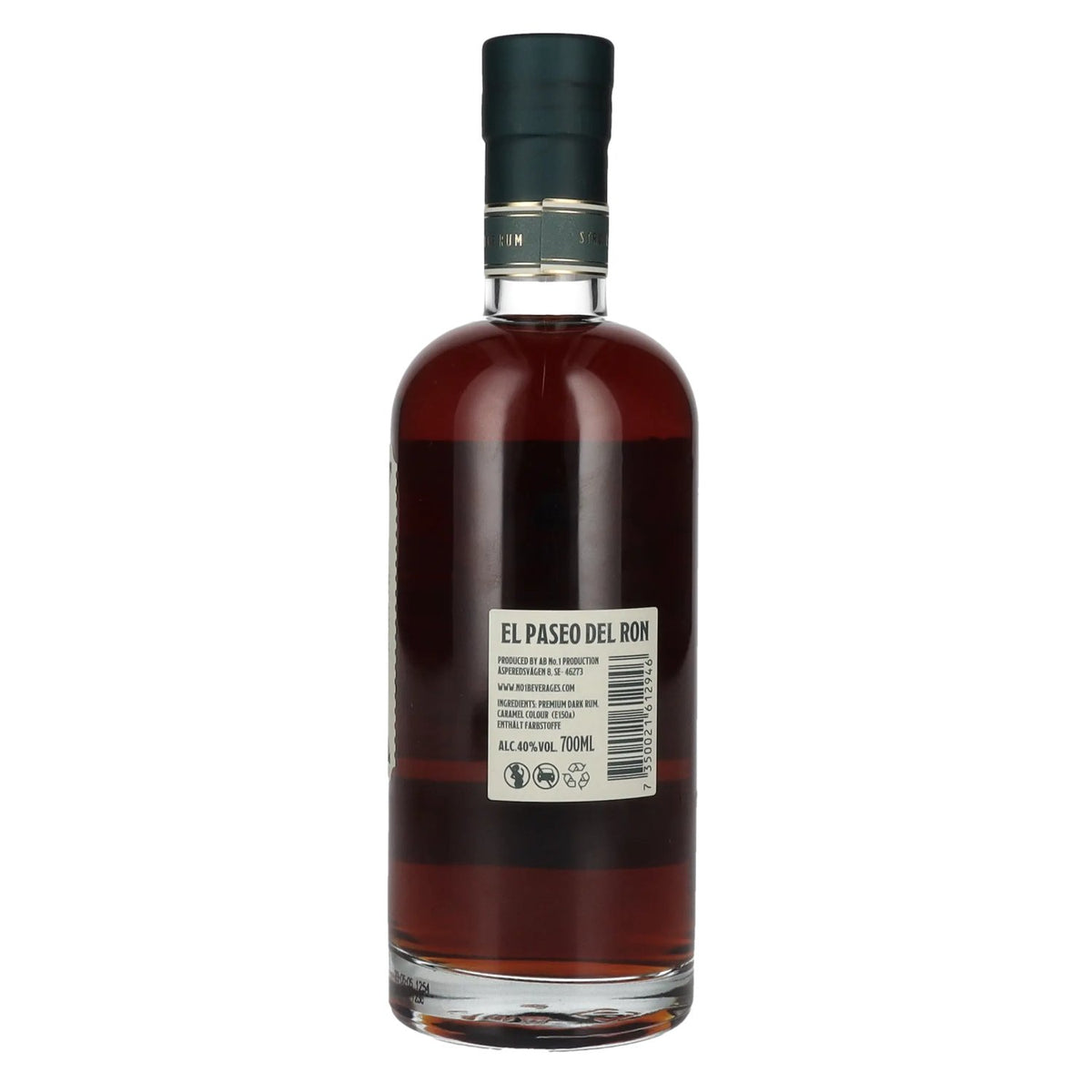 El Paseo del Ron Premium Dark Rum No. 45105 40% vol. 0.7 l