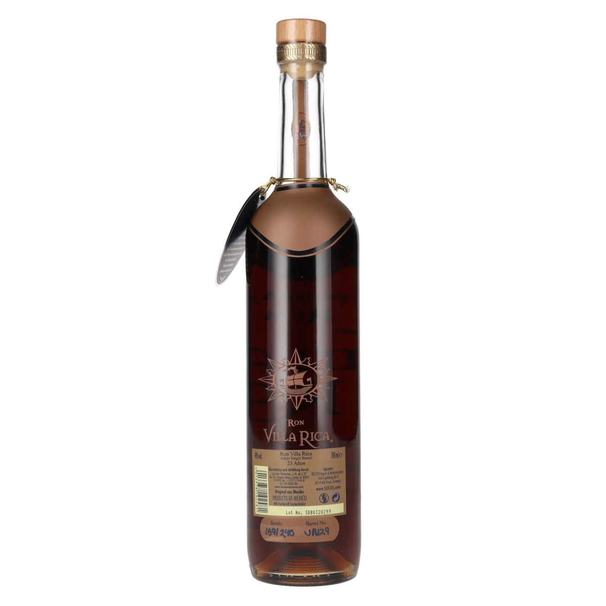 Villa Rica Single Barrel Ultra Premium, rhum vieilli 23 ans, 40 % vol., 0,7 l