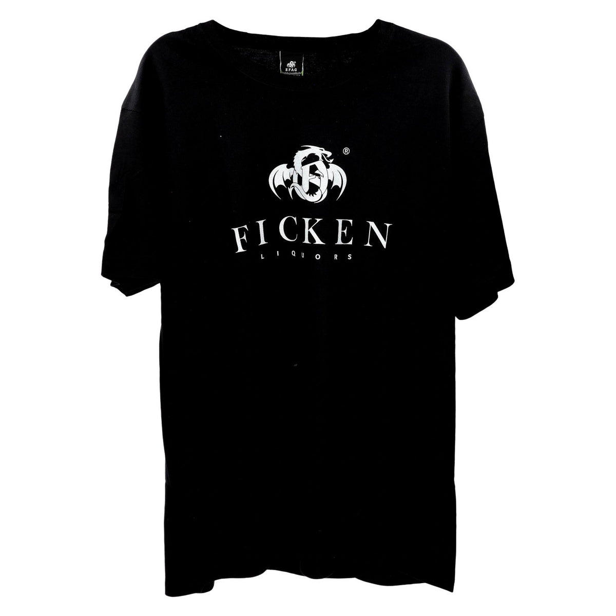 T-shirt Ficken Liquors pour homme, taille L, noir