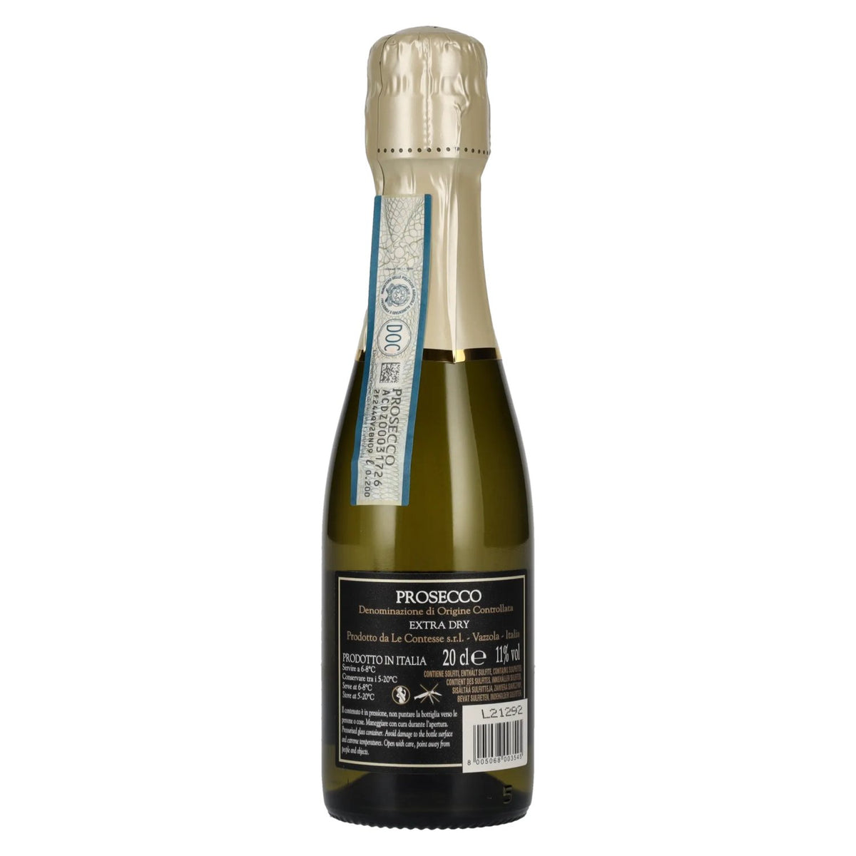 Le Contesse Prosecco Extra Dry DOC 11% vol. 0.2 l