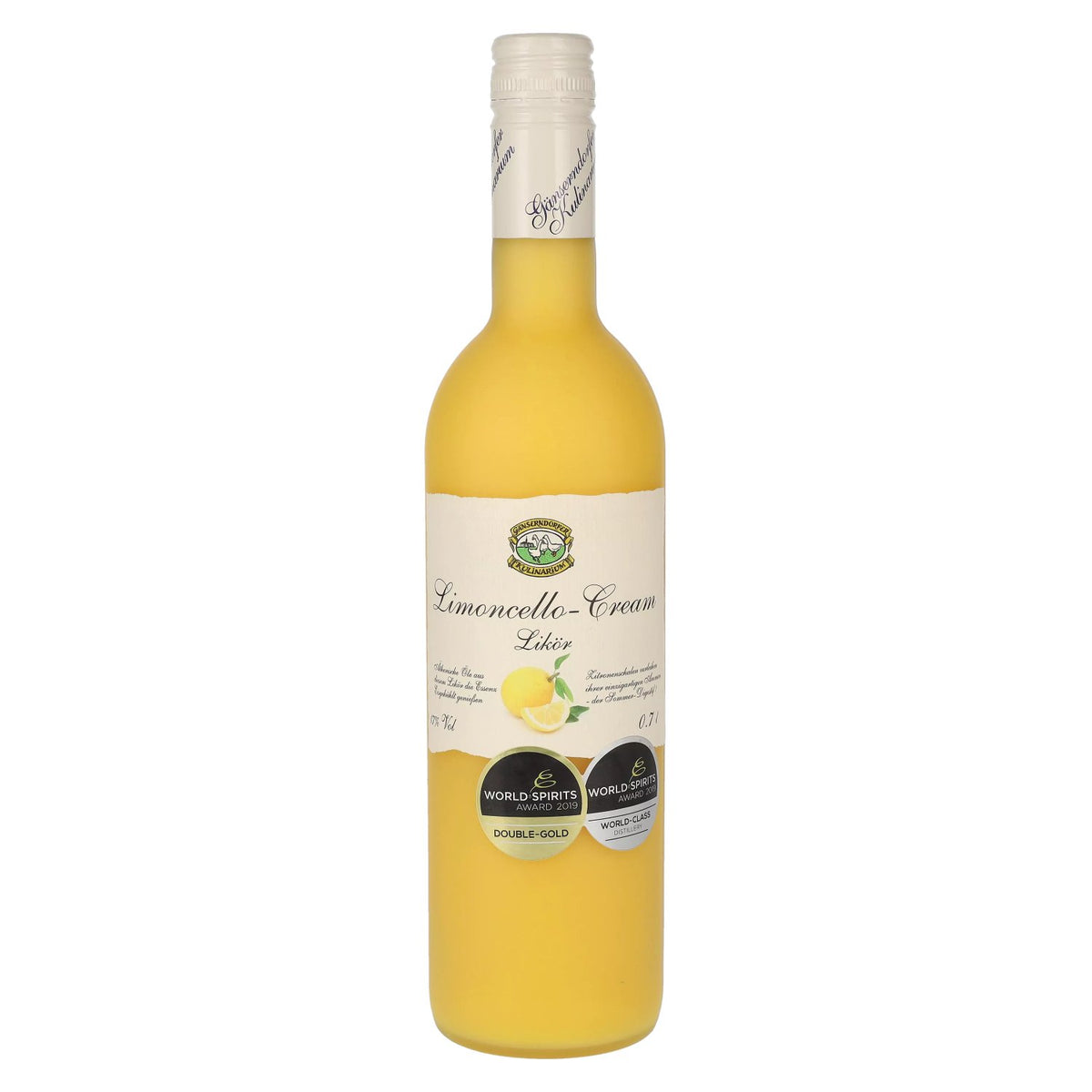 Gänserndorfer Kulinarium Liqueur à la crème et au limoncello 17 % vol. 0,7 l