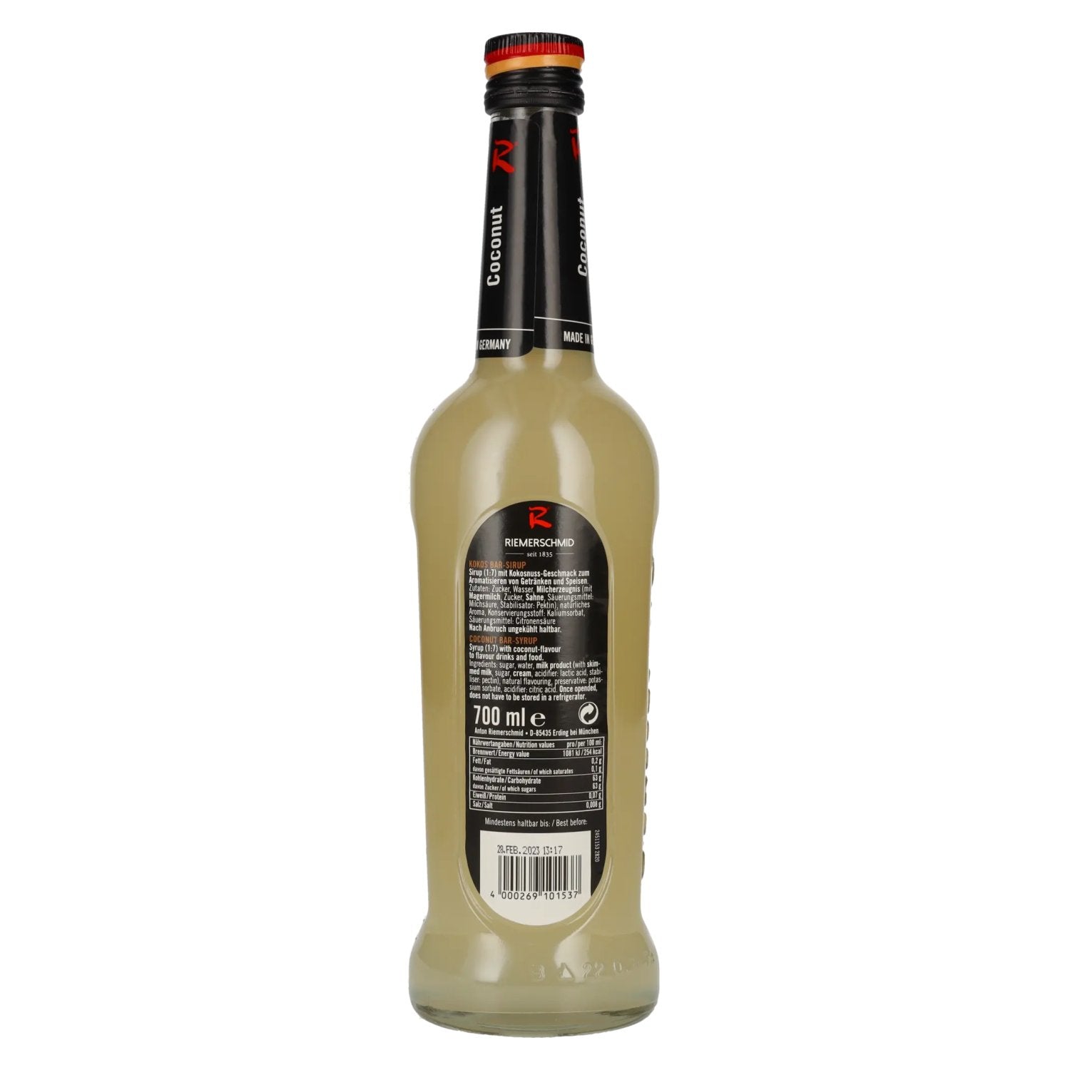 Riemerschmid Bar Syrup Coconut Coconut 0.7l
