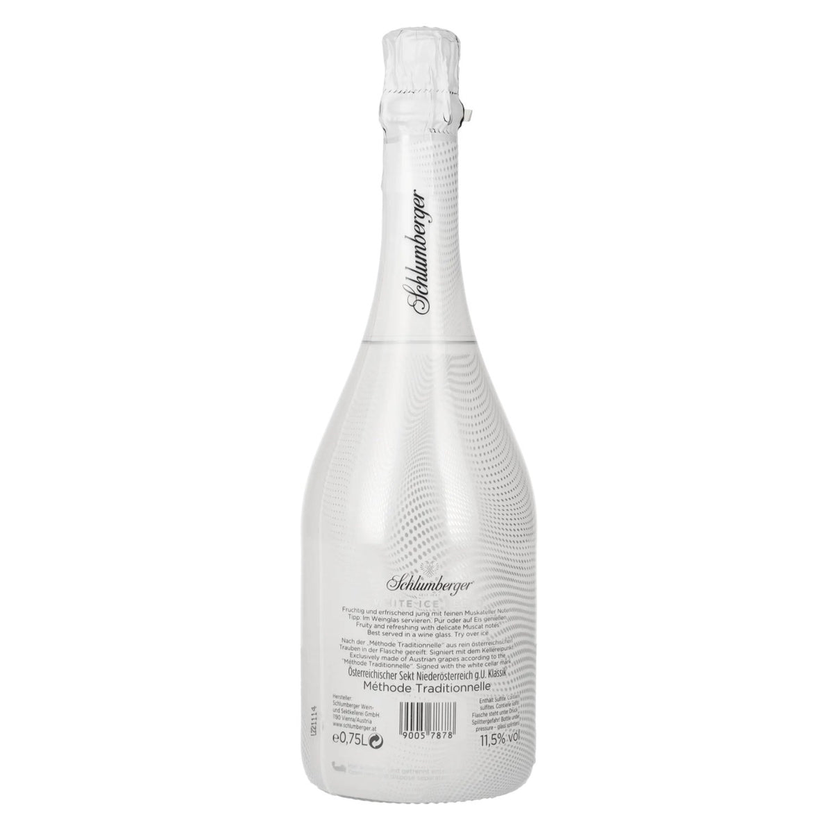 Schlumberger WHITE ICE Secco 11.5% ABV 0.75l