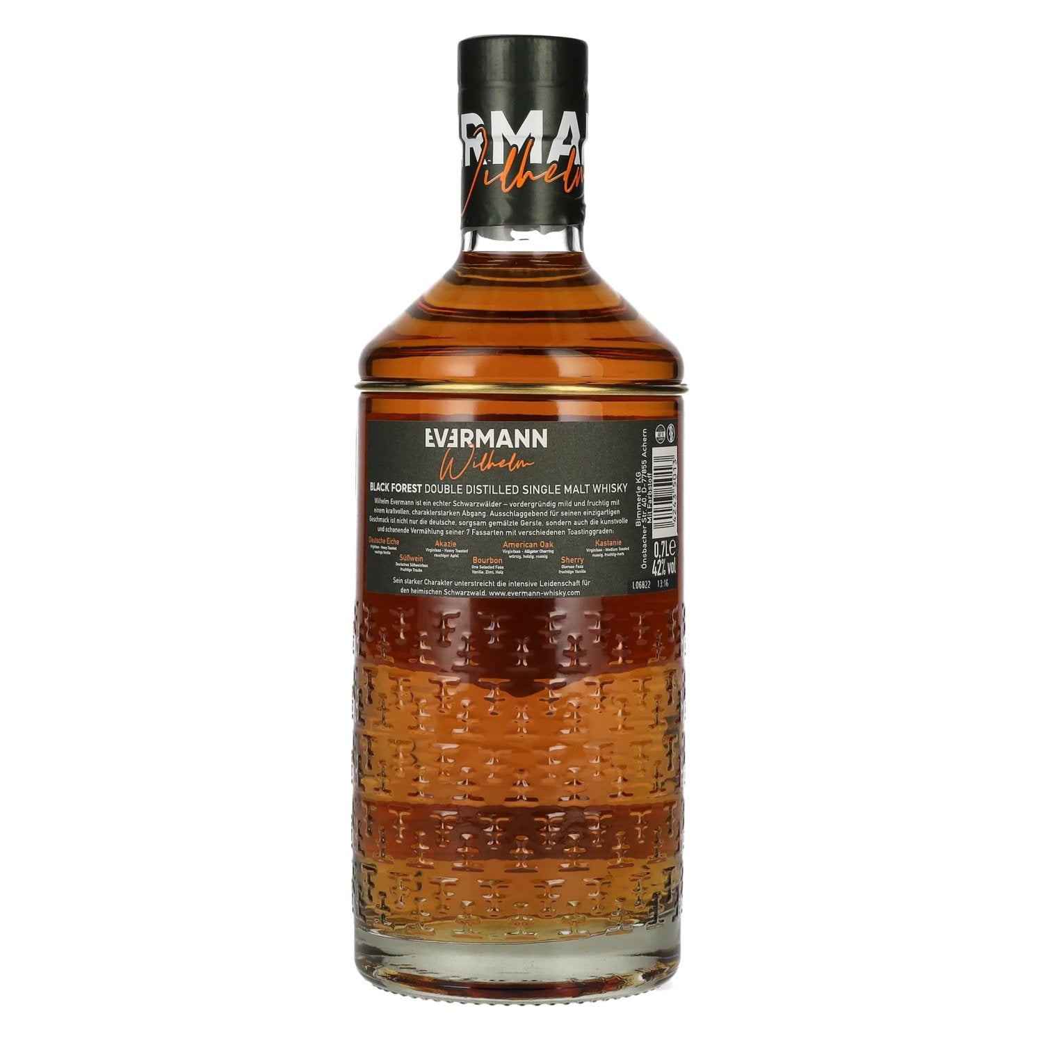 Evermann Wilhelm Black Forest Single Malt Whisky 42% vol. 0,7l
