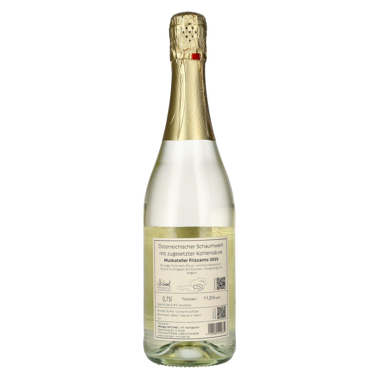MICHAEL Muscat Frizzante 2024 11% Vol. 0,75l