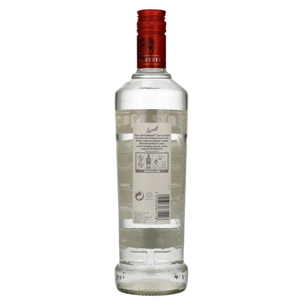 Vodka Smirnoff n° 21, 37,5 % vol., 0,7 l