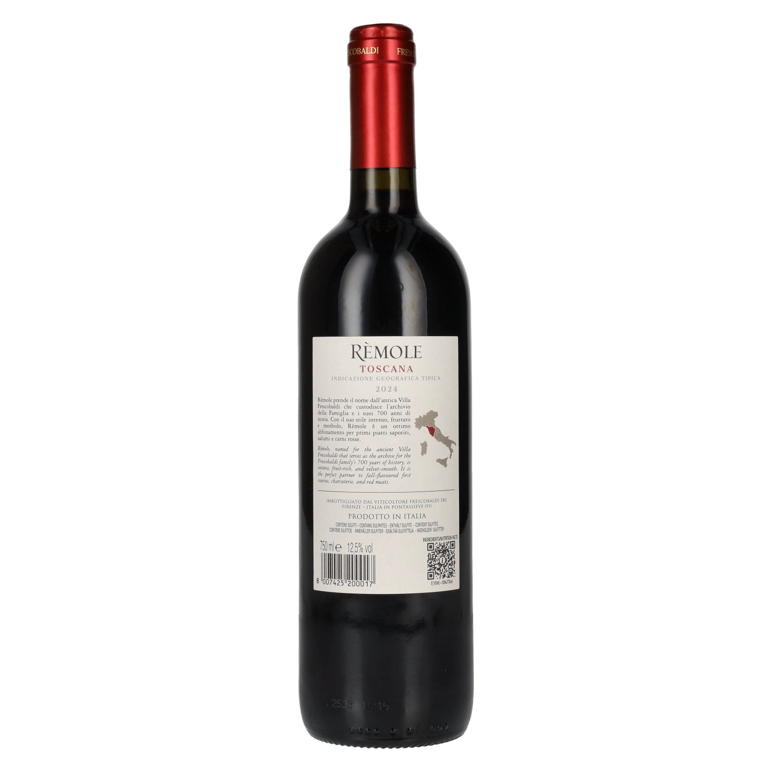 Frescobaldi RÈMOLE Rosso Toscana IGT 2024 12,5% Vol. 0,75l