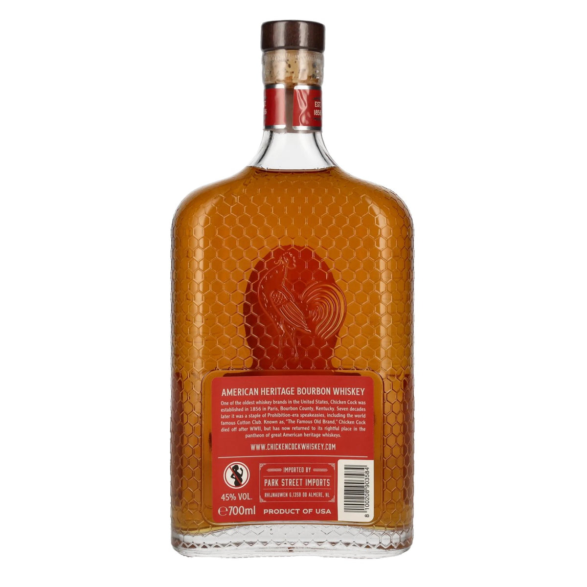 Chicken Cock American Heritage Bourbon Whisky 45% ABV 0.7l