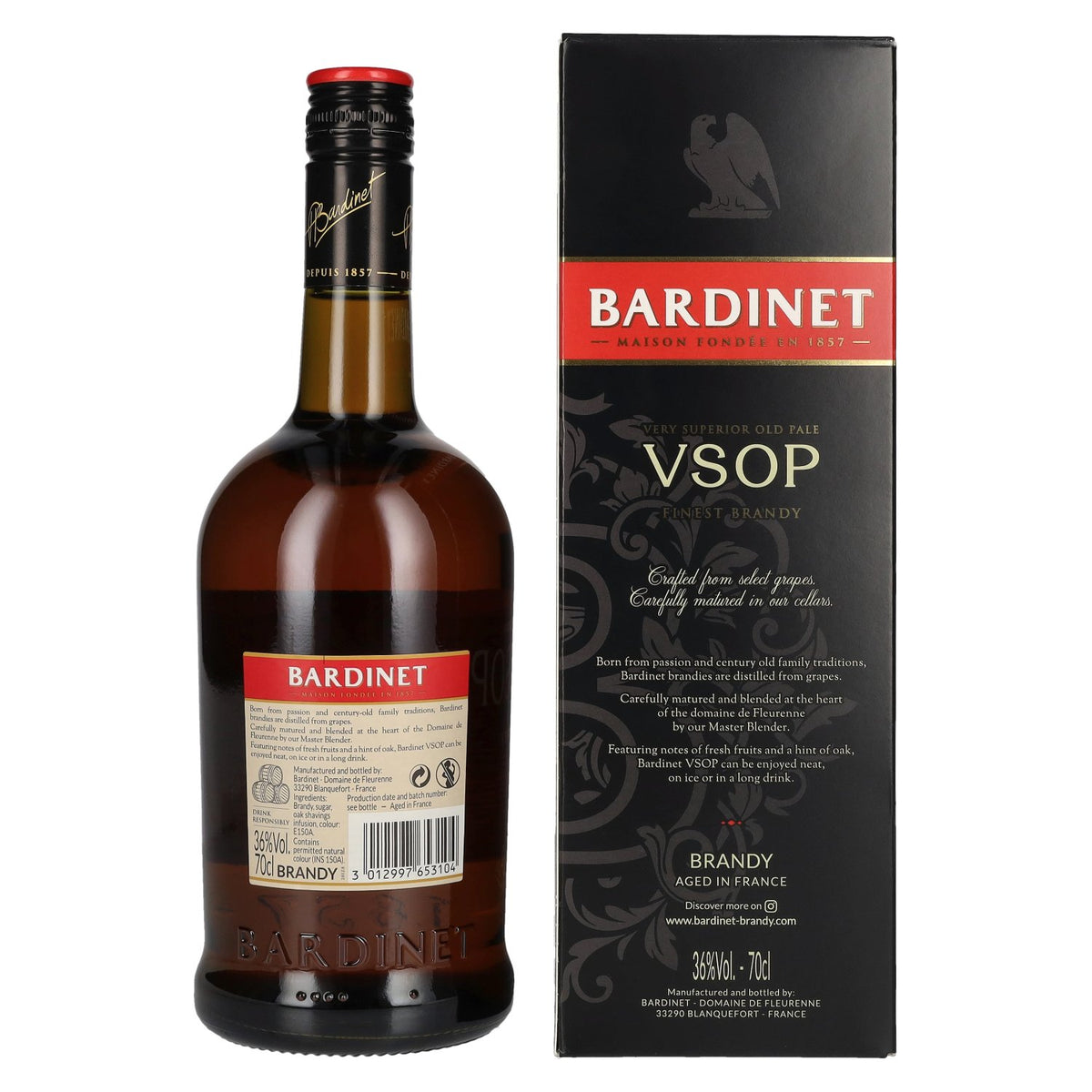 Bardinet VSOP Finest Brandy 36% Vol. 0,7l in Geschenkbox