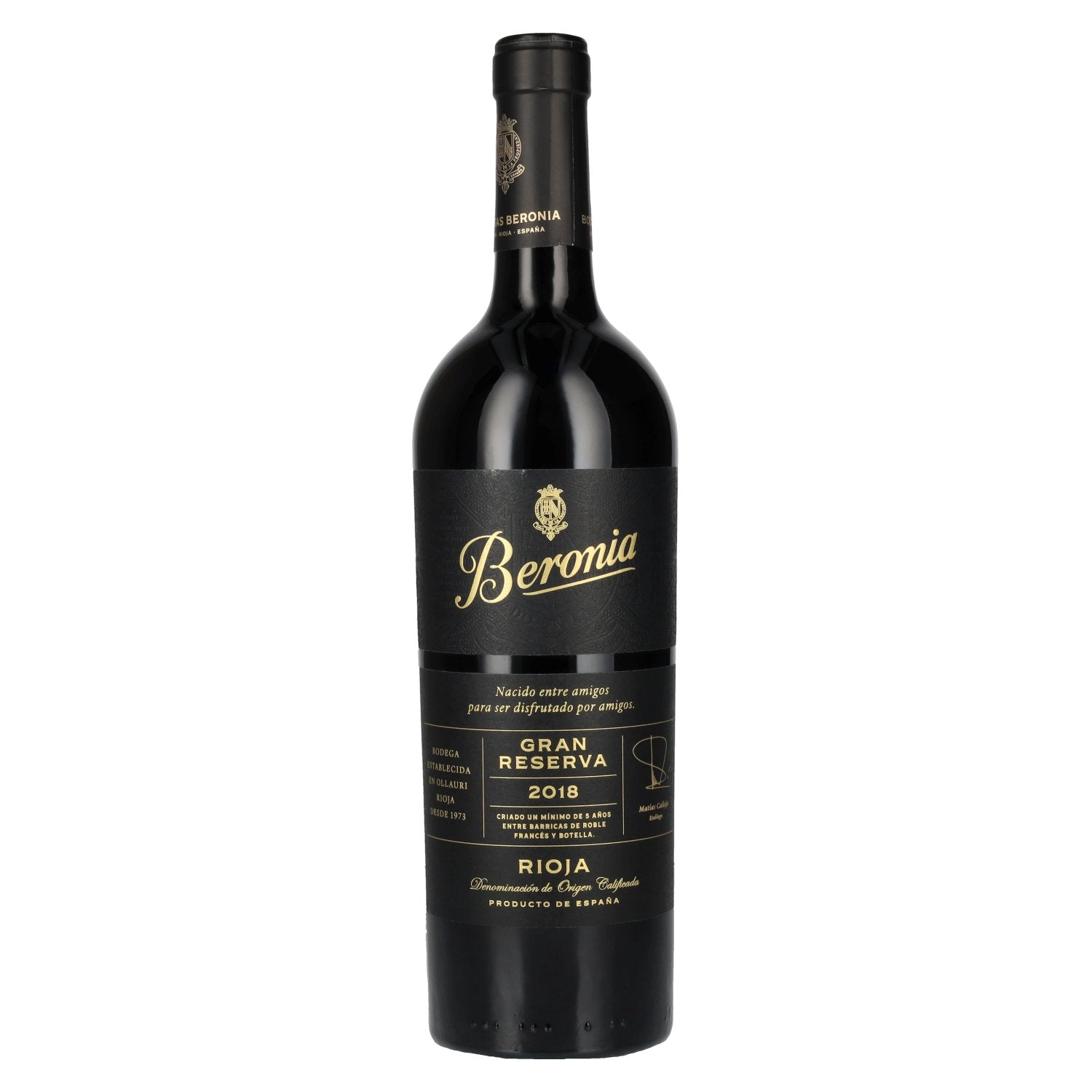 Beronia Gran Reserva Rioja DOC 2018 14% Vol. 0,75l
