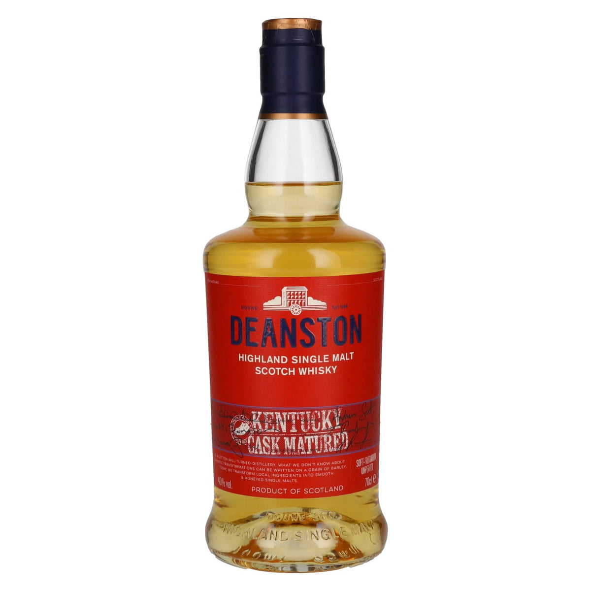 Deanston Kentucky Cask Matured Highland Single Malt 40 % vol. 0,7 l