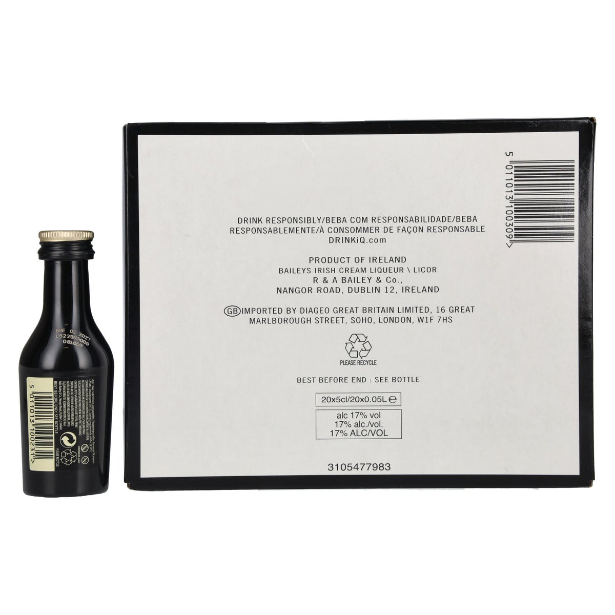 Baileys The Original Irish Cream 17% Vol. 20x0,05l PET
