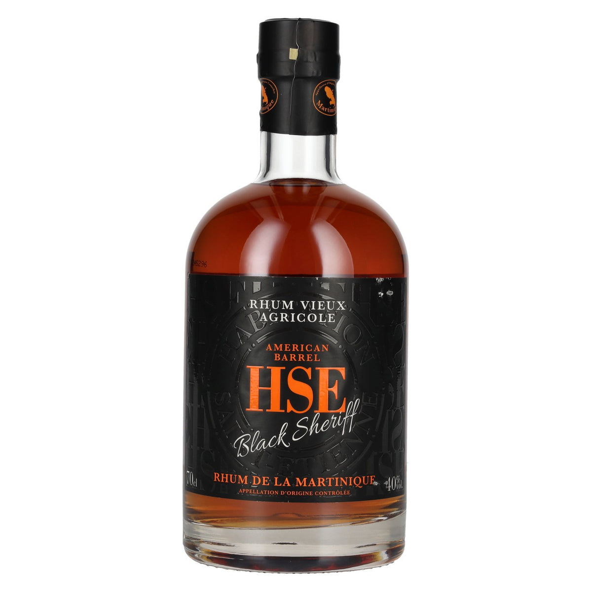 Rhum HSE Vieux Agricole BLACK SHERIFF American Barrel 40 % vol. 0,7 l