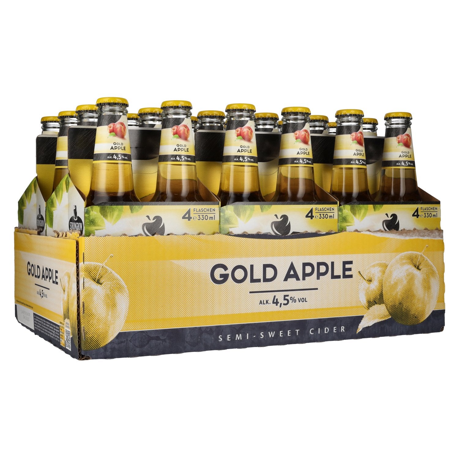Strongbow Cider Gold Apple 4.5% ABV 6x4x0.33l
