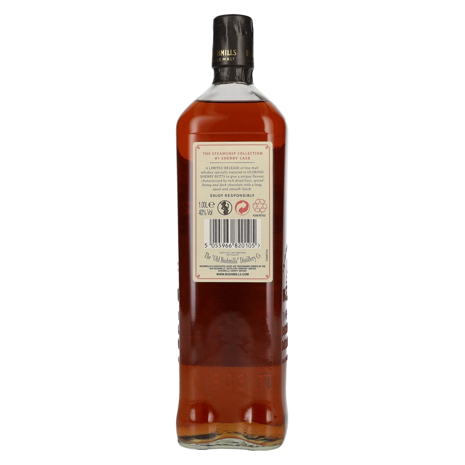 Bushmills SHERRY CASK Reserve The Steamship Collection 40% vol. 1 litre