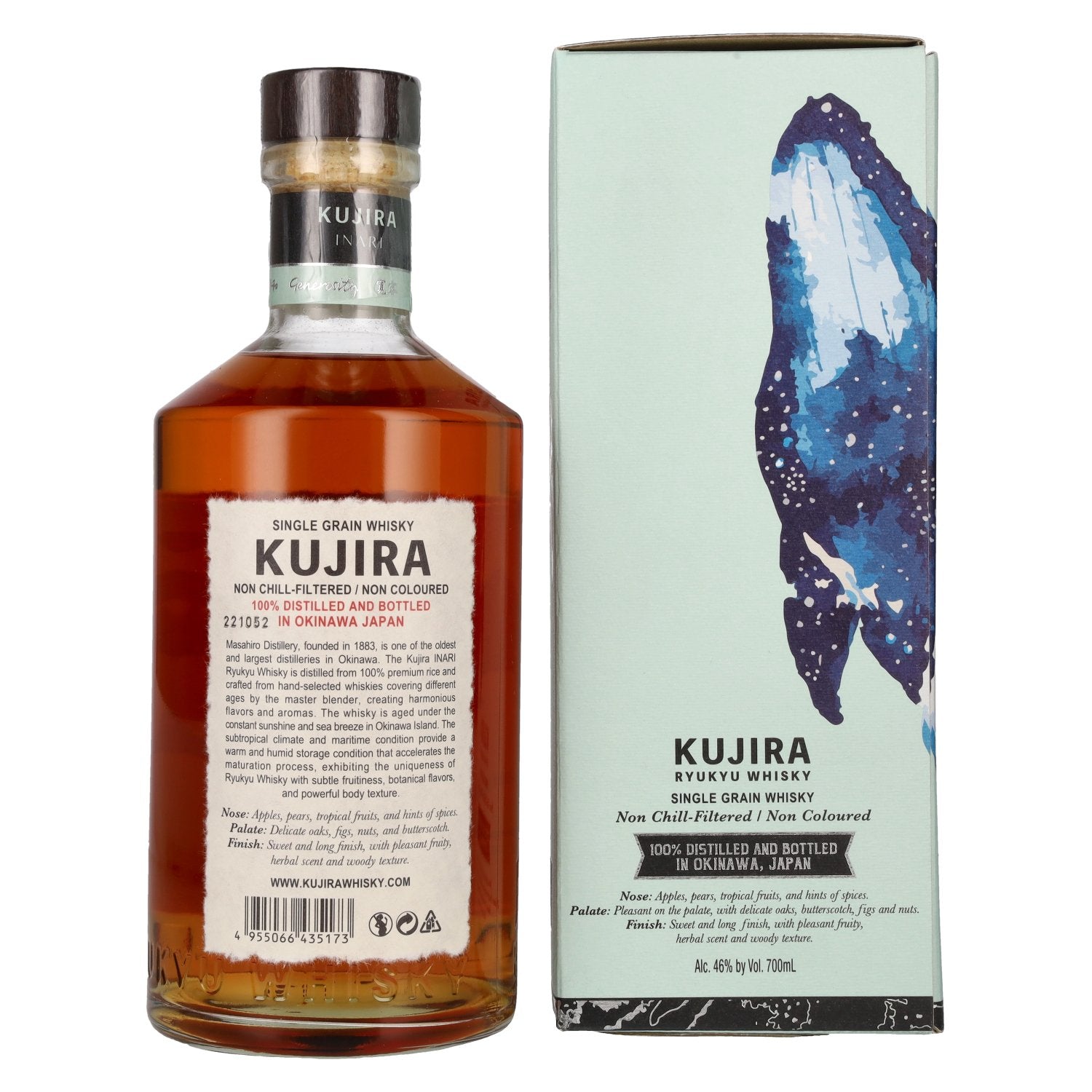 Kujira INARI Ryukyu Whisky 46% Vol. 0,7l in gift box