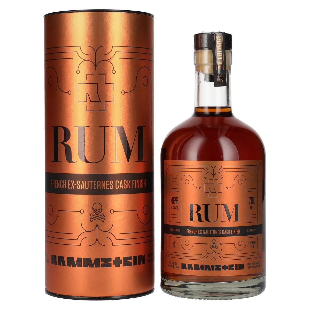 Rammstein Rum French Ex-Sauternes Cask Finish 46% vol. 0.7 l in a gift box