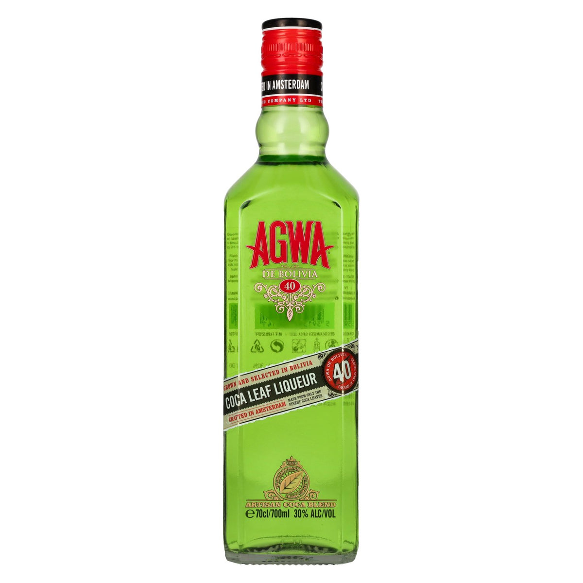 Agwa De Bolivia Liqueur Coca Leaf 30% vol. 0,7l