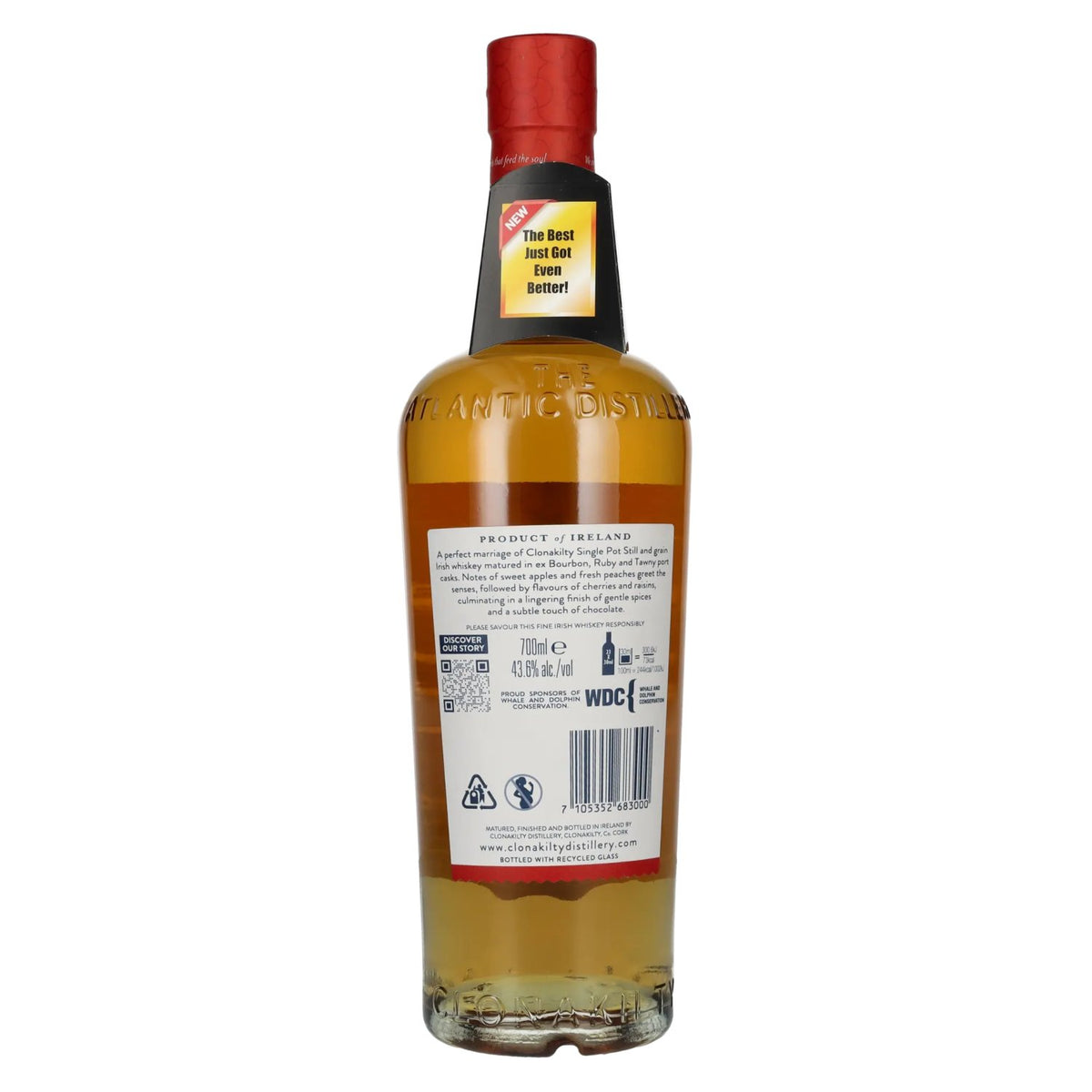 Clonakilty Irish Whiskey Port Cask 43,6 % vol. 0,7 l