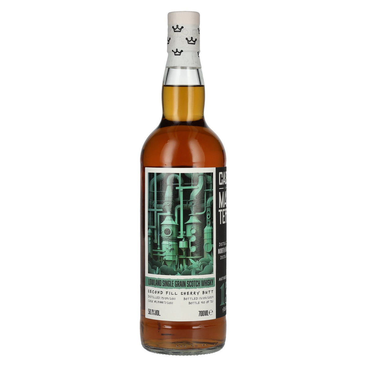 Brave New Spirits 13 Years Old North British Cask Masters Single Grain #248817 2011 50,1% Vol. 0,7l