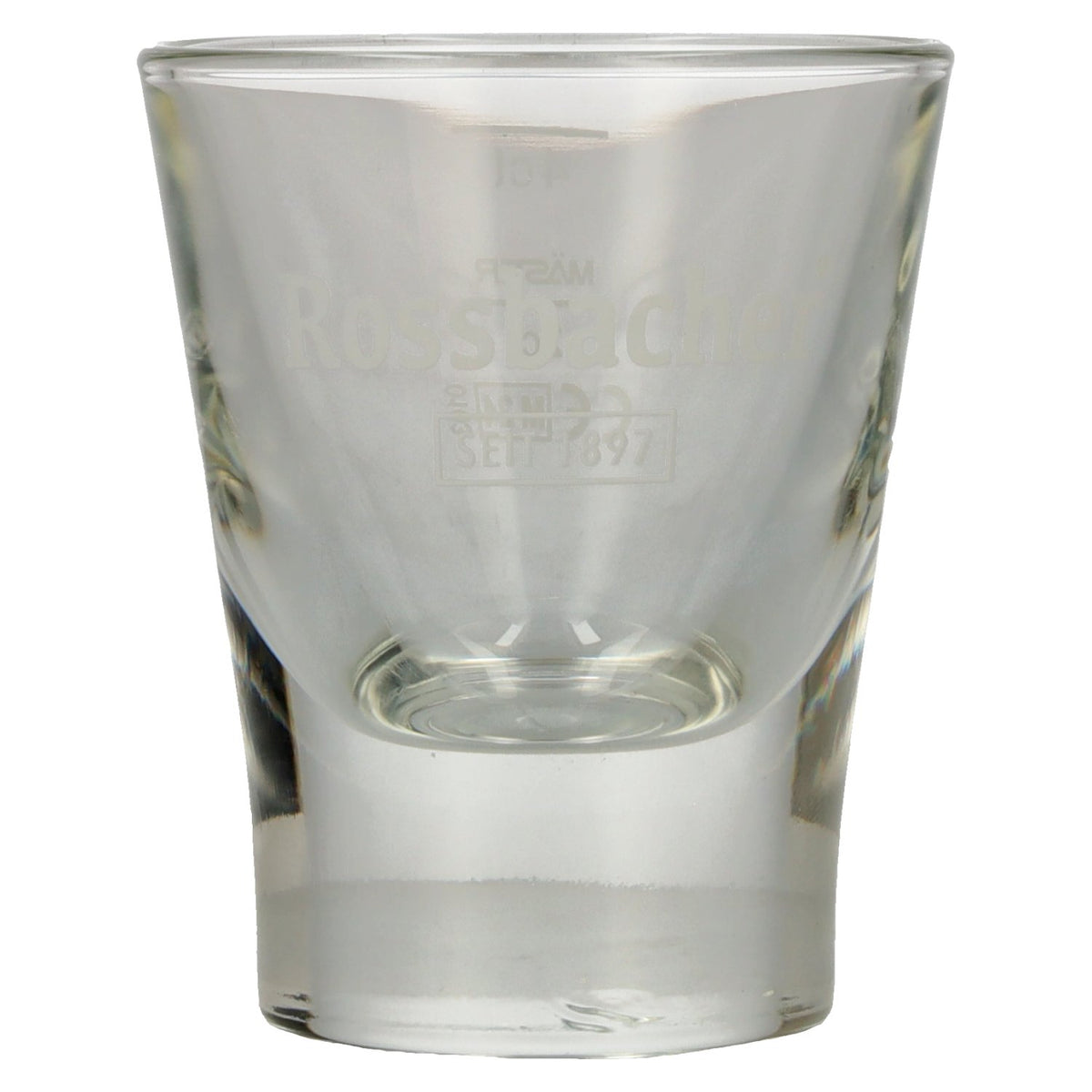 Rossbacher Glas mit Eichung