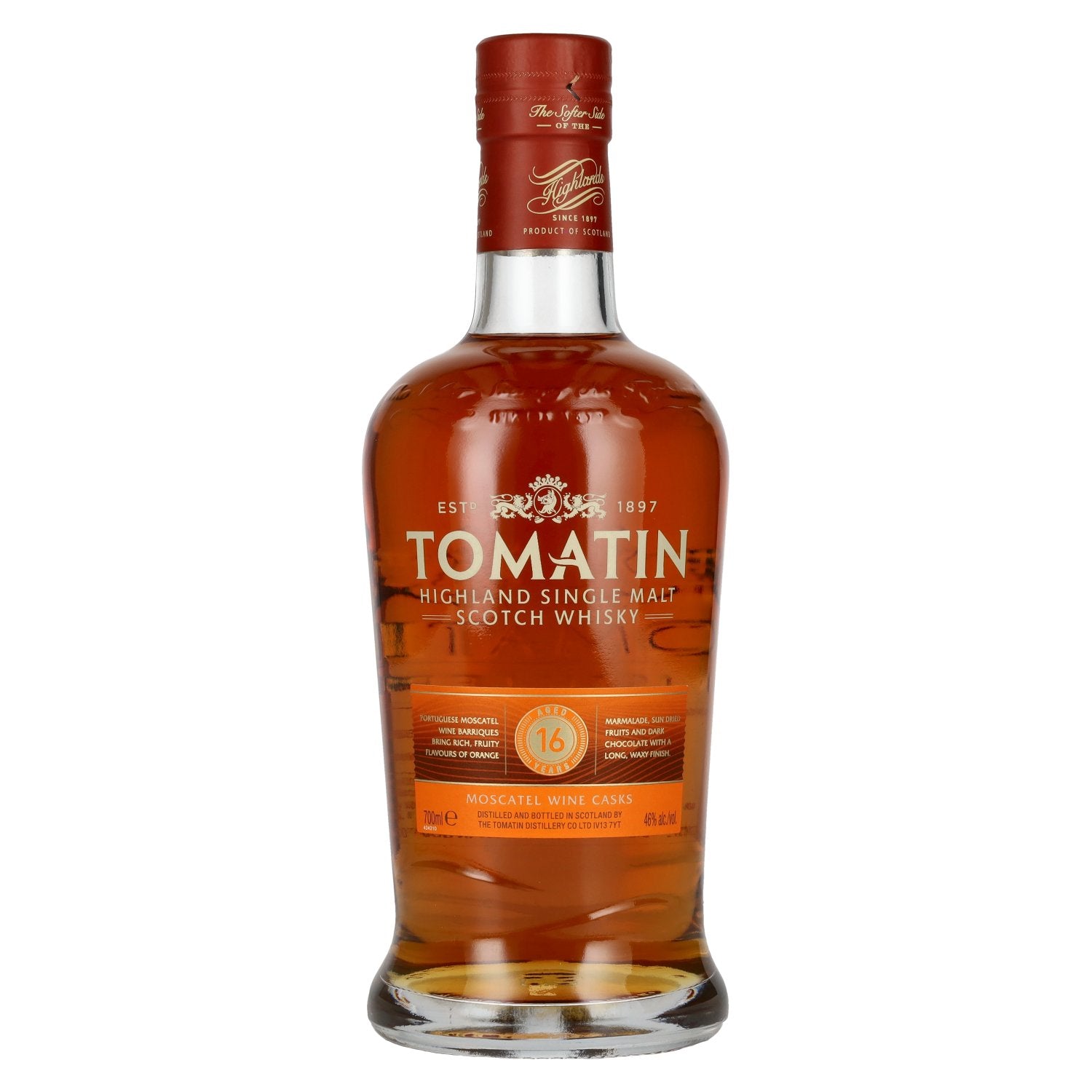 Tomatin 16 Years Old MOSCATEL WINE CASKS 46% Vol. 0,7l