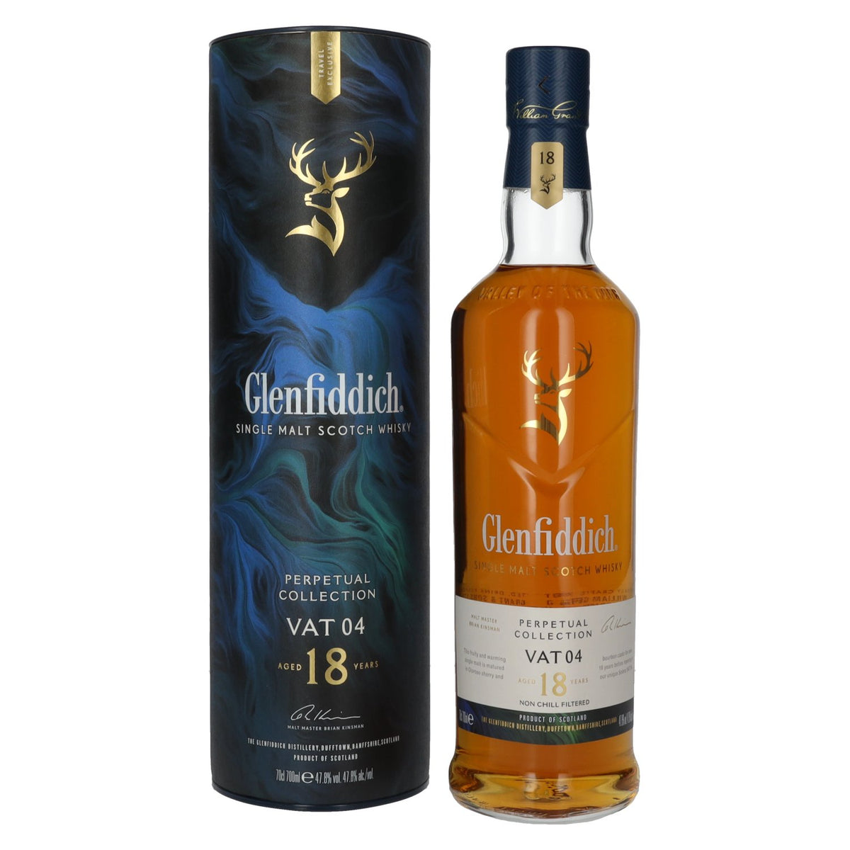 Glenfiddich 18 Years Old Perpetual Collection VAT 04 Single Malt Scotch Whisky 47,8% Vol. 0,7l in Geschenkbox