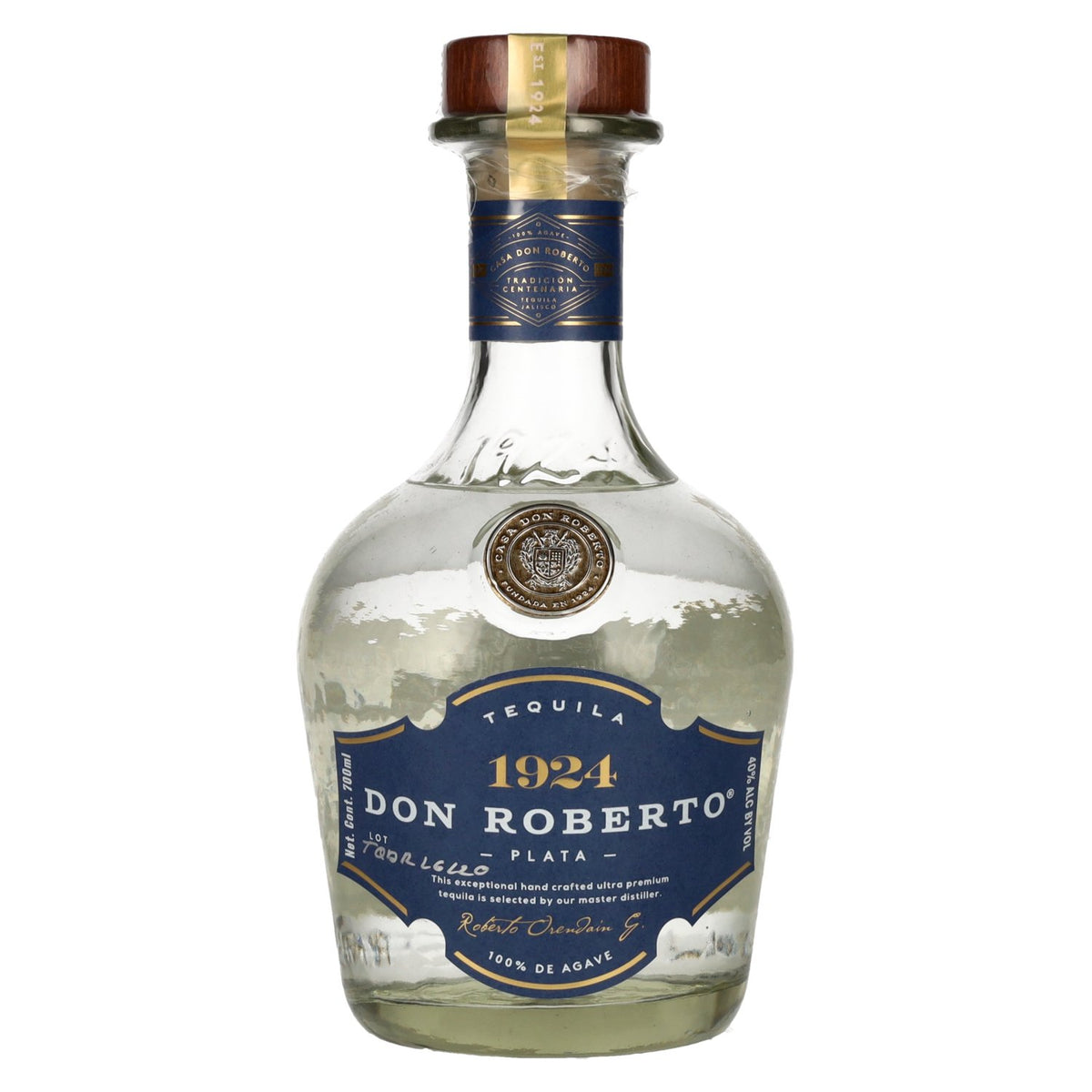 Don Roberto PLATA 100% Agave 40% ABV 0.7l