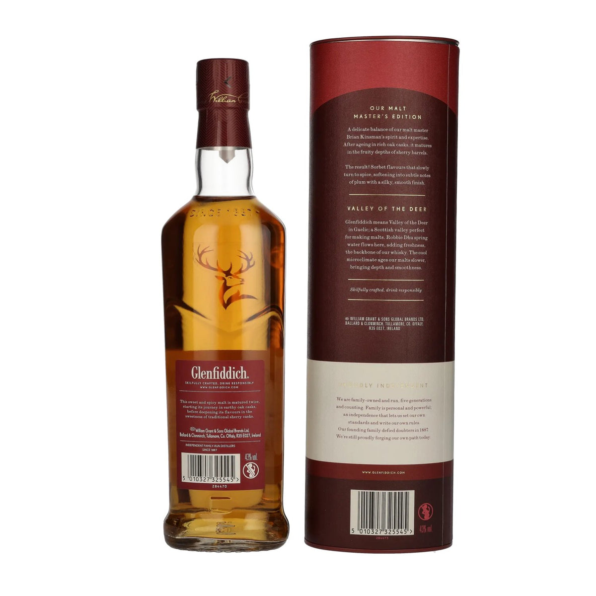 Glenfiddich MALT MASTER'S EDITION Single Malt Scotch Whisky 43% Vol. 0,7l in Geschenkbox